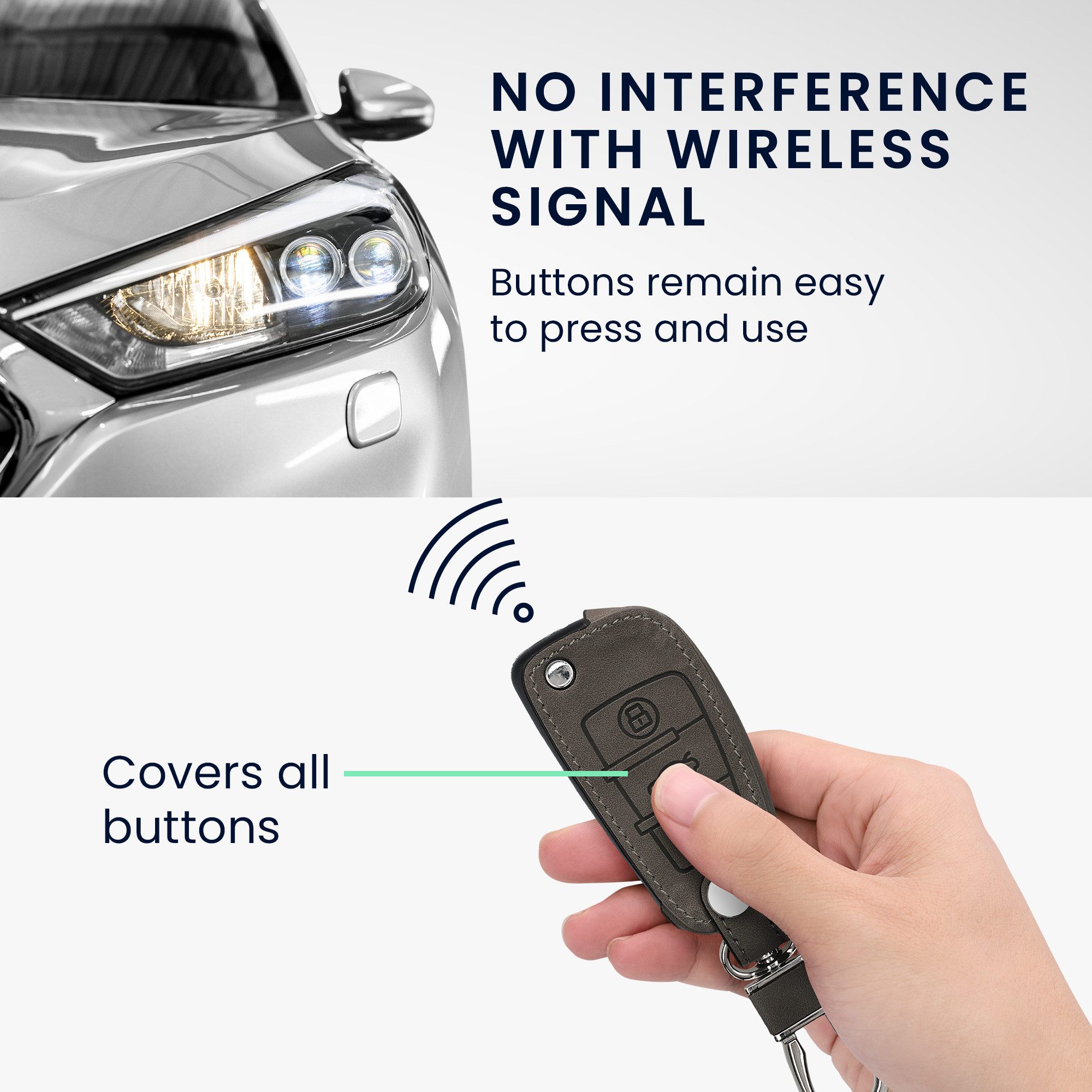 kwmobile Schlüsseltasche Autoschlüssel Hülle für Audi günstig online kaufen
