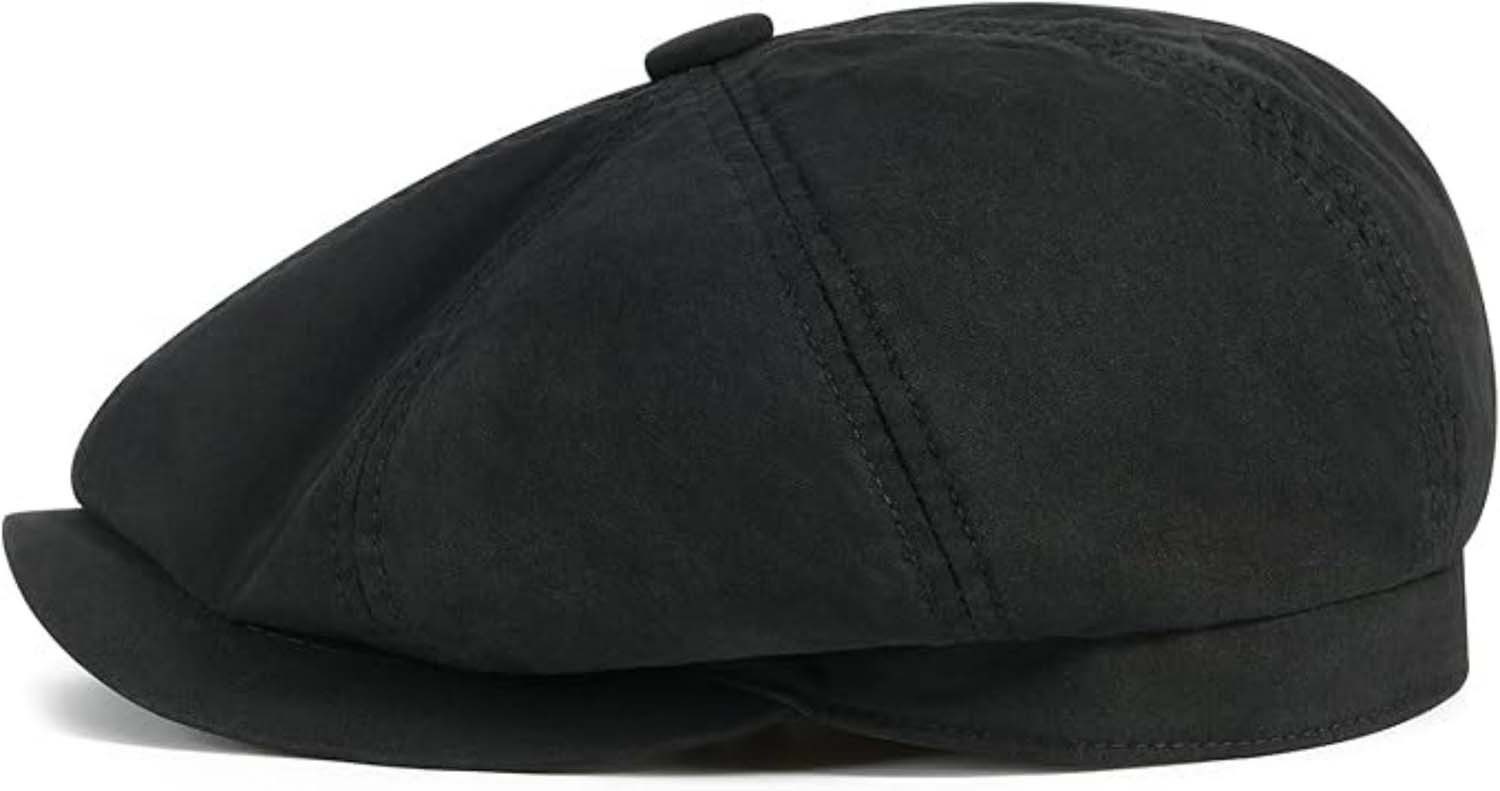 Zaewry Schirmmütze Herren Schiebermütze Damen Baumwolle Newsboy Cap