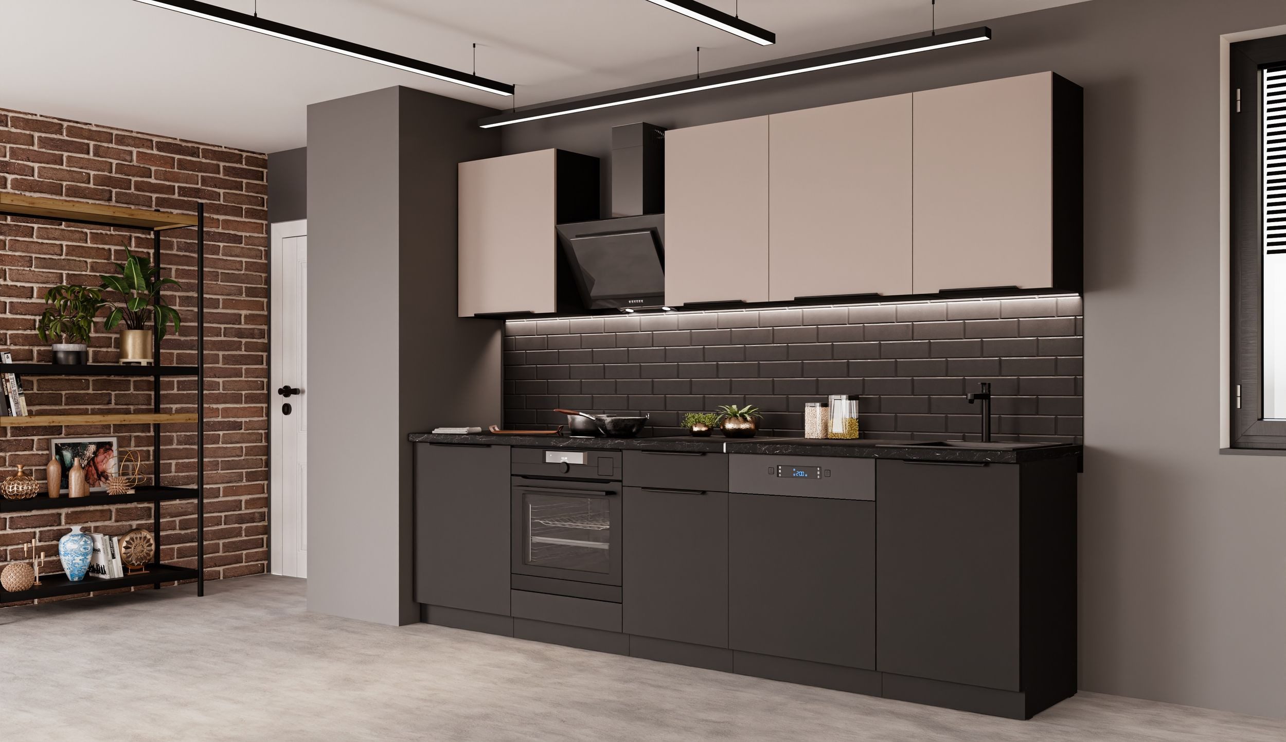 Küchen-Preisbombe Küchenzeile SIENA + ARONA BASIC 280 Küchenblock Küche Ein günstig online kaufen