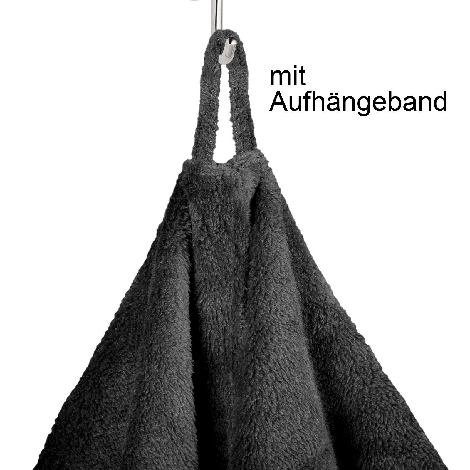 Gräfenstayn Unisex-Bademantel - Bademantel Herren mit Kapuze - Flanell-Fleece Unisex, warm & kuschelig, Waden bis Knöchellang, Fronttaschen, Gürtel, S-XXXL – Bild 5 von 5