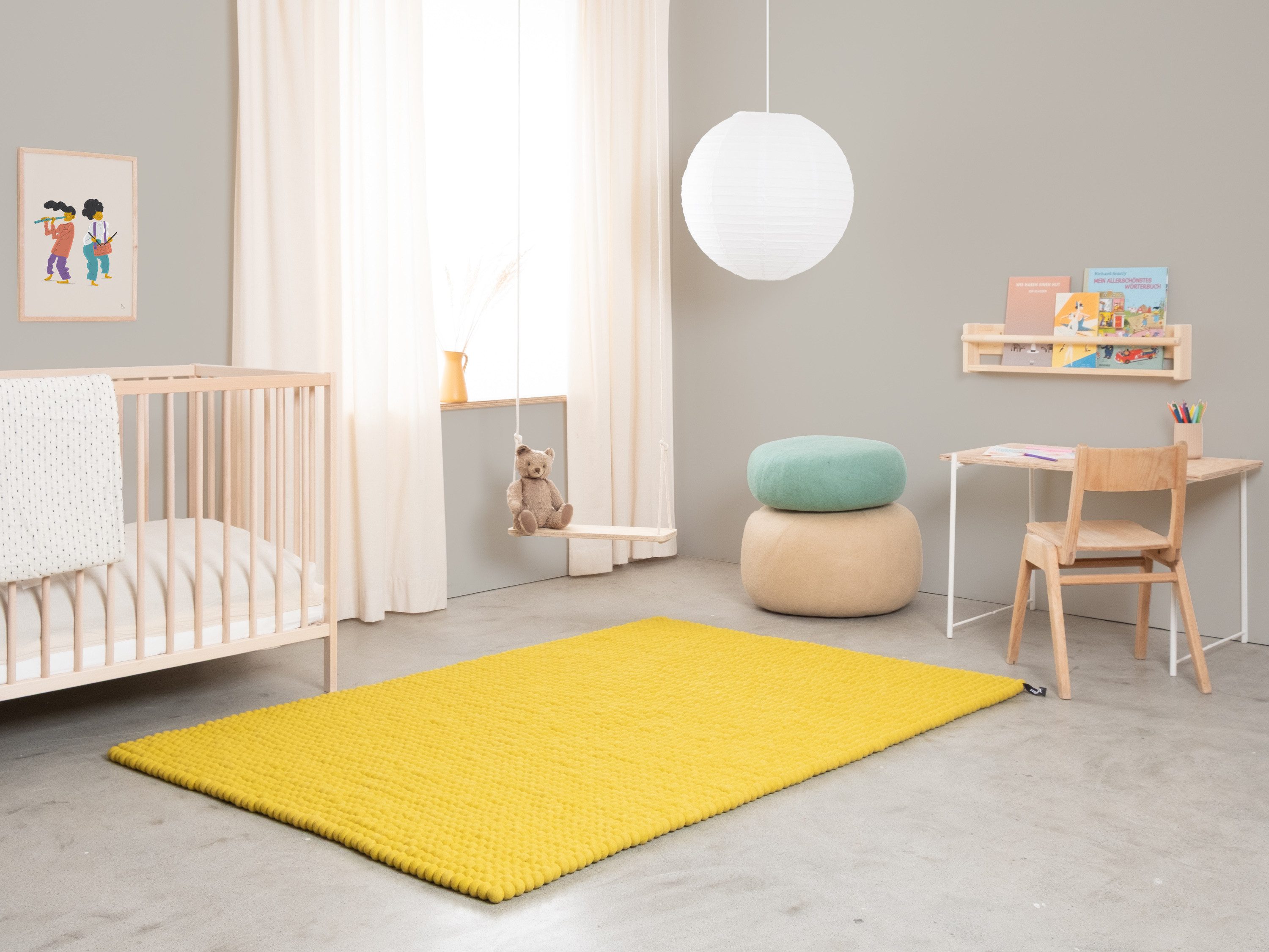 myfelt Wollteppich Kata, Schurwolle