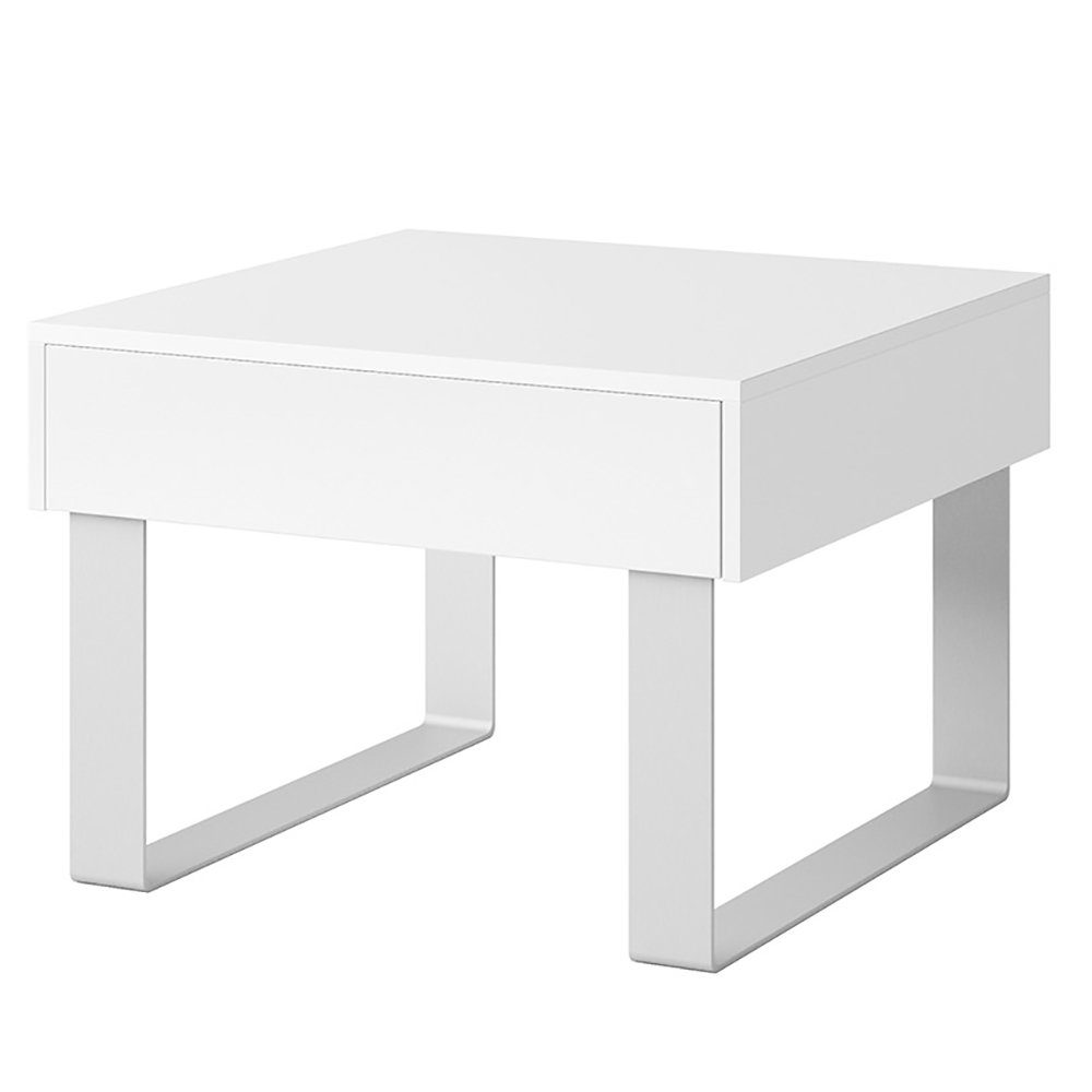 Lomadox Couchtisch CAIRNS-132, in weiß Hochglanz, Modern, grifflos günstig online kaufen