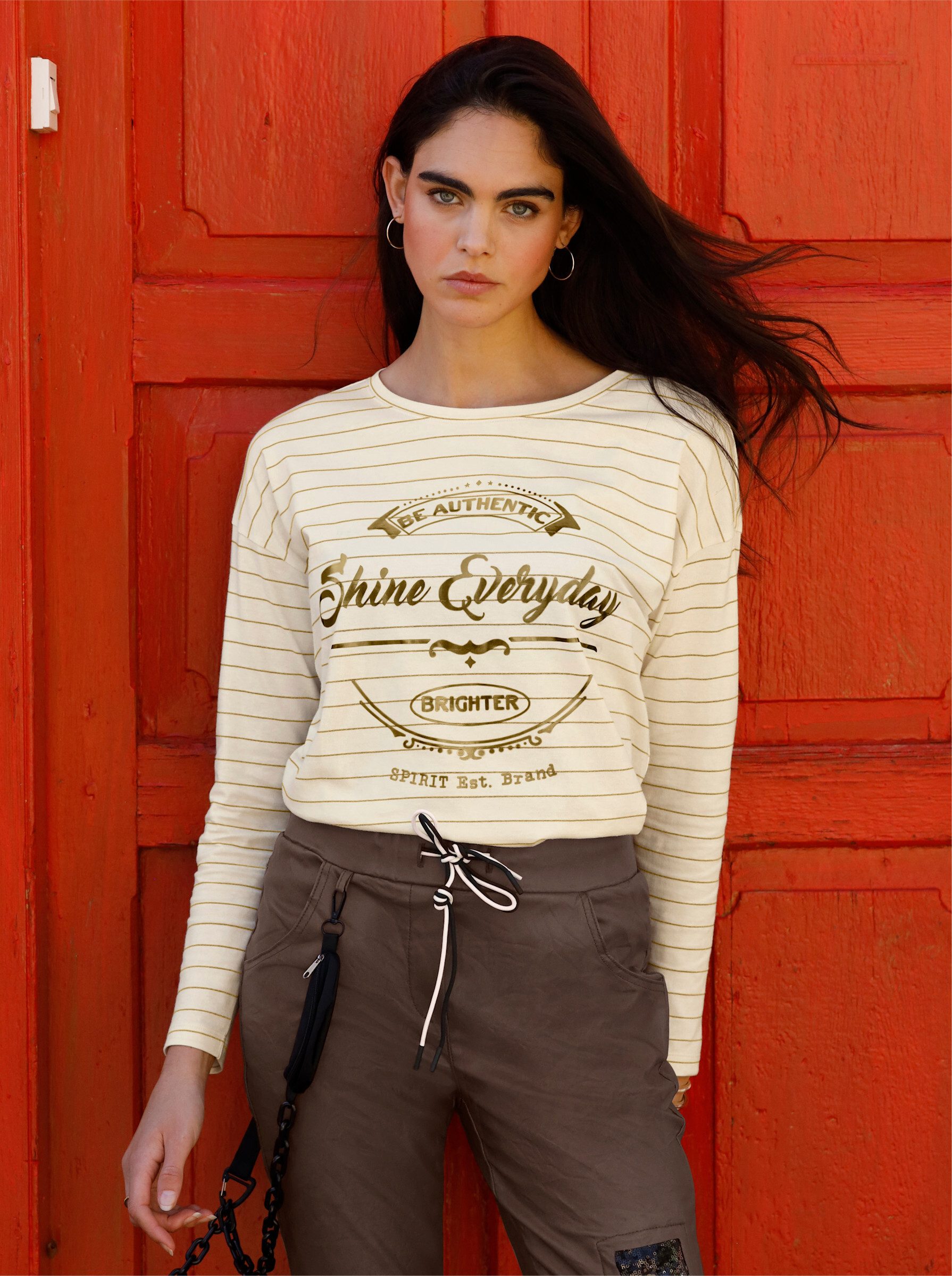 heine T-Shirt Ringelshirt Langarm