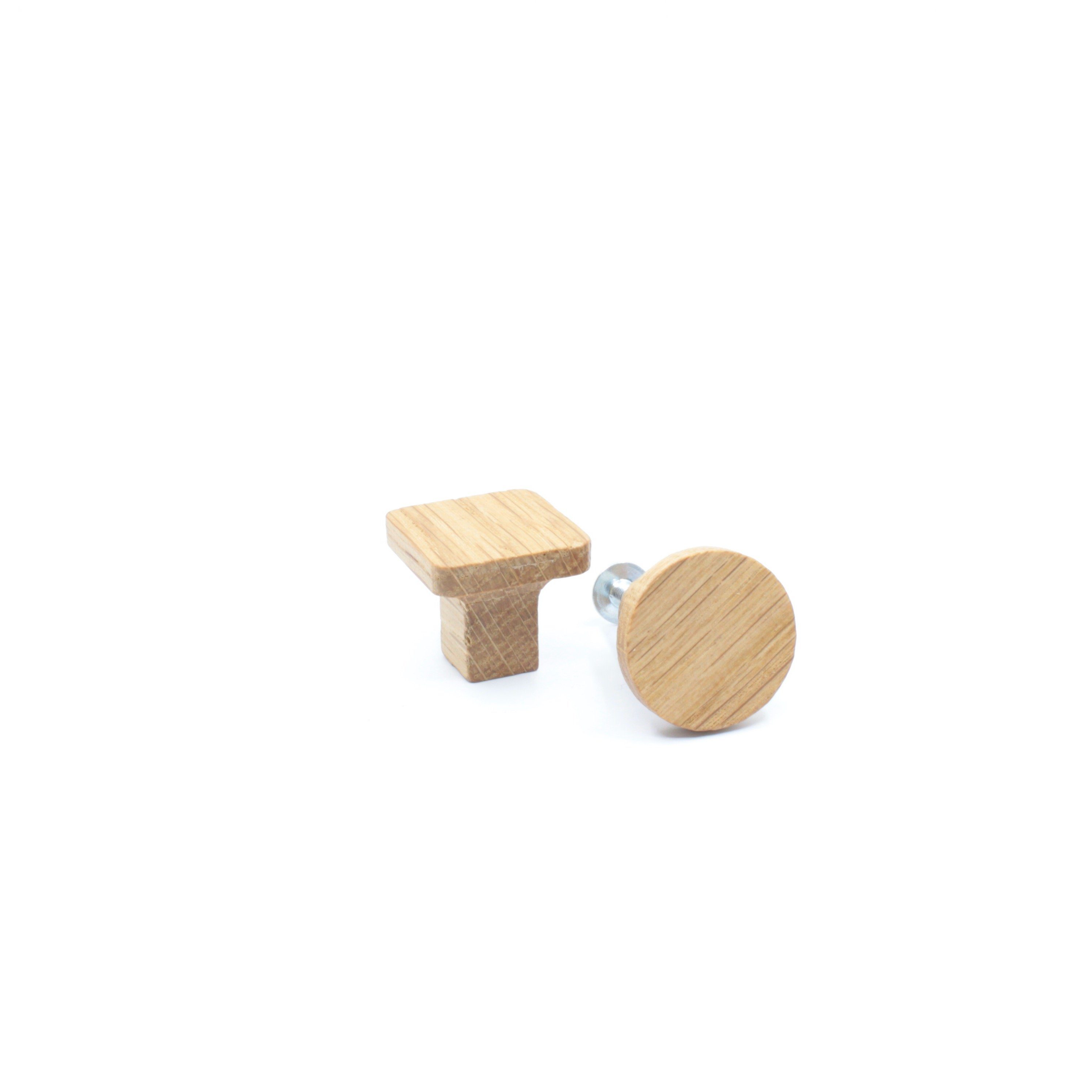 ekengriep Möbelgriff 123, Möbelgriff aus Eiche für Küche, IKEA Schrank, Schubladen usw.