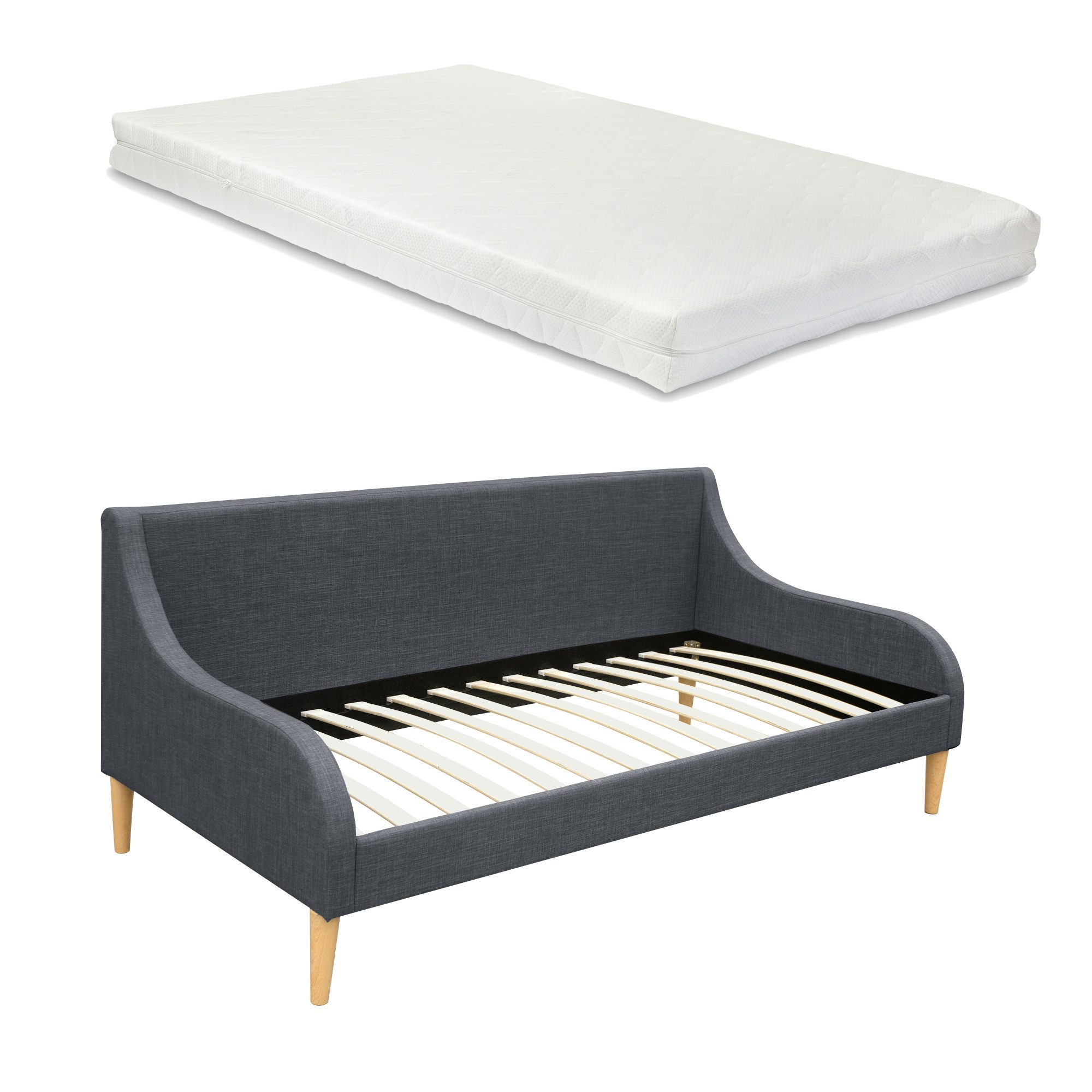 Corium Einzelbett, »Arendal« Tagesbett mit Kaltschaummatratze 90x200 cm