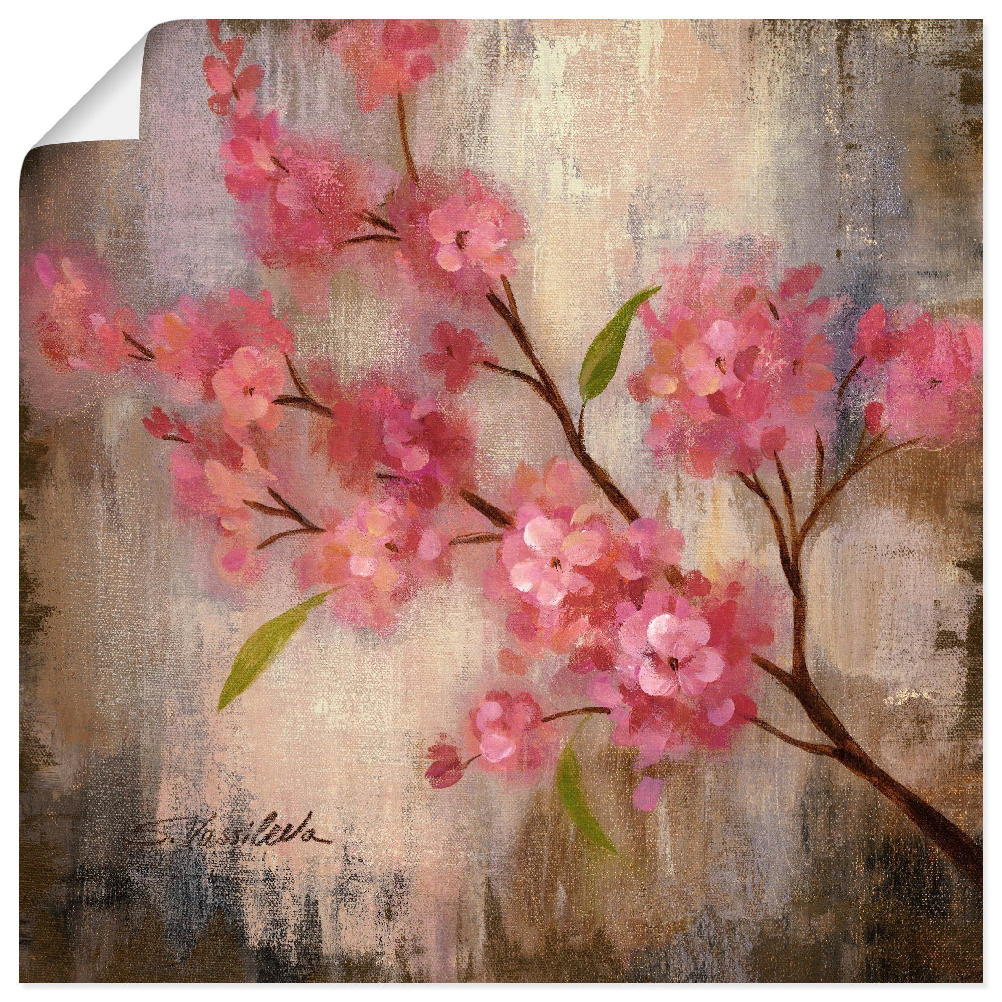Kirschblüte in versch. als Artland (1 oder Wandbild Leinwandbild, Blumen Größen Wandaufkleber Poster St), II,