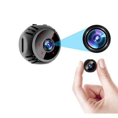 GelldG »Mini WiFi Kamera 1080P HD Drahtlose Kleine Nanny Cam Nachtsicht Bewegung Aktiviert Alarm Sicherheit Überwachung Kameras für Indoor/Büro« Indoor Kamera