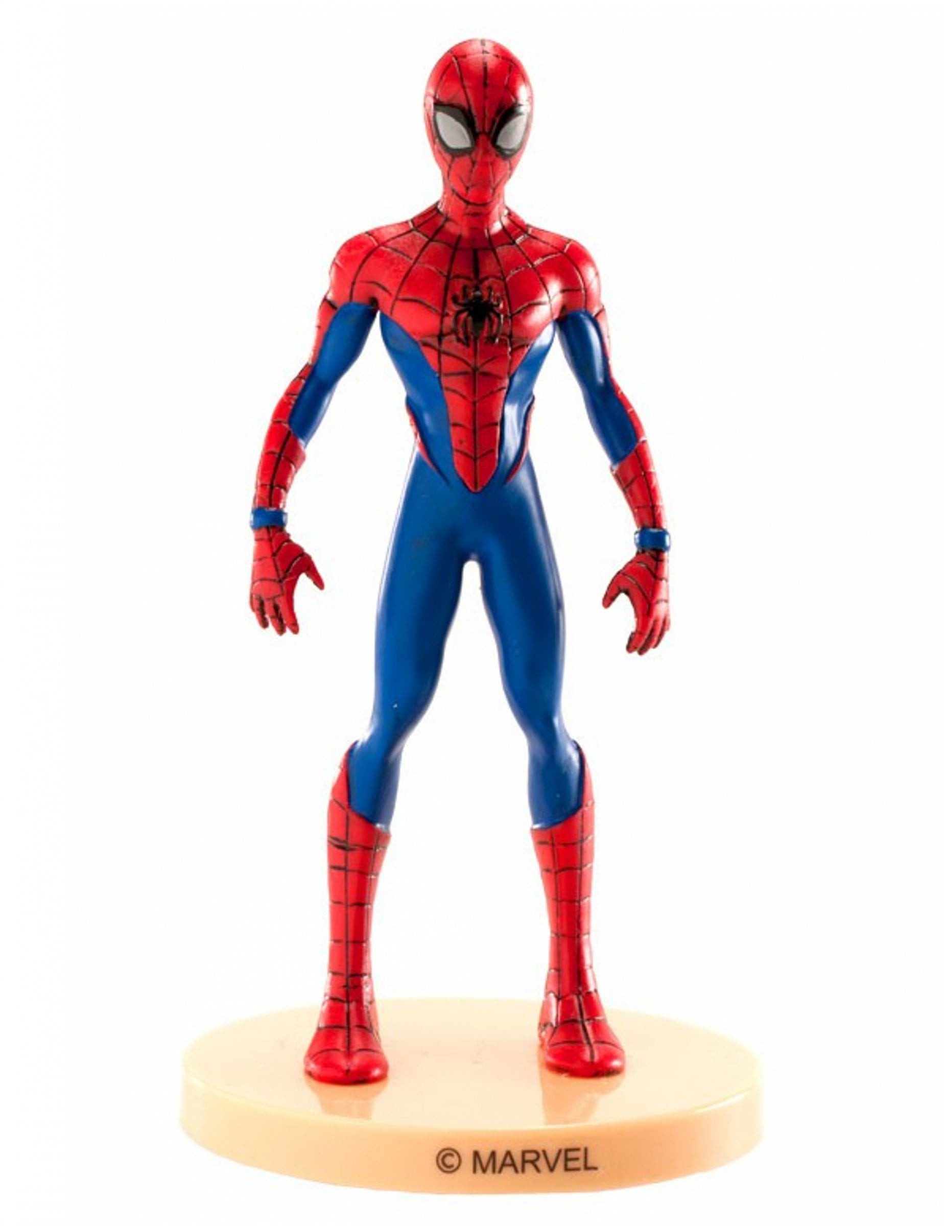 deKora Kostüm Spiderman-Statuette aus Plastik Marvel 9 cm