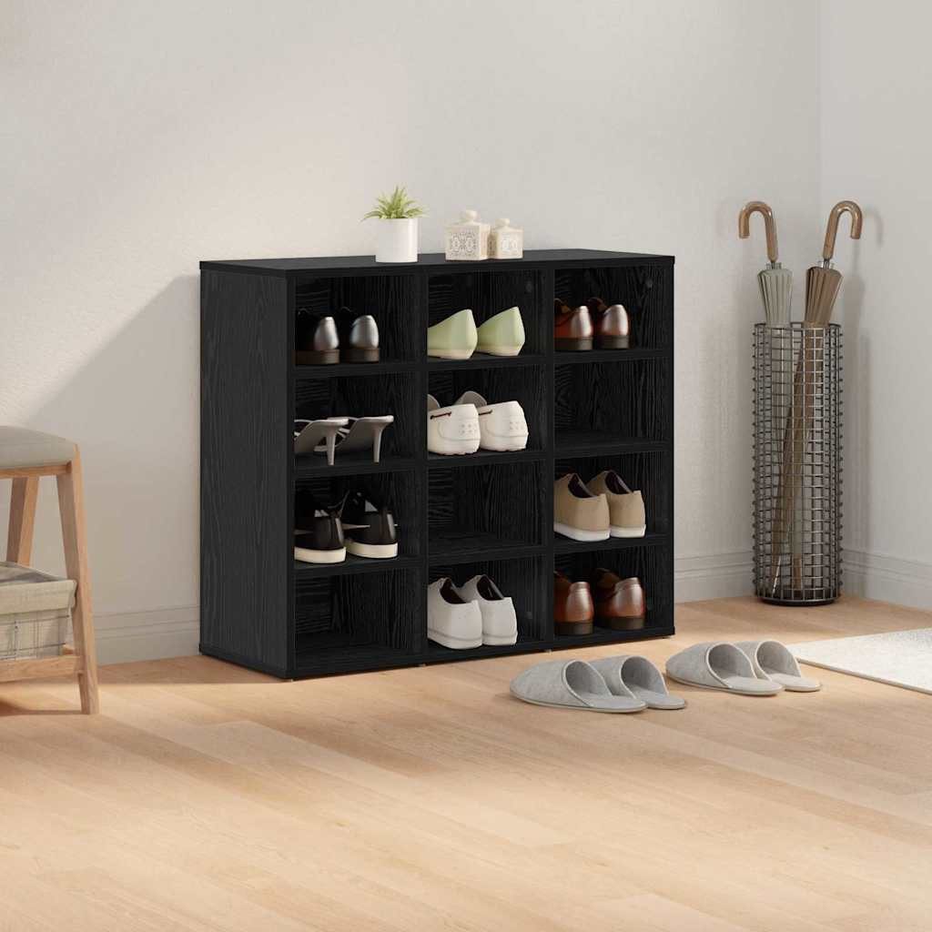 vidaXL Schuhregal Schuhschrank 77,5 x 30 x 67 cm Holzwerkstoff, 1-tlg. – Bild 4 von 5