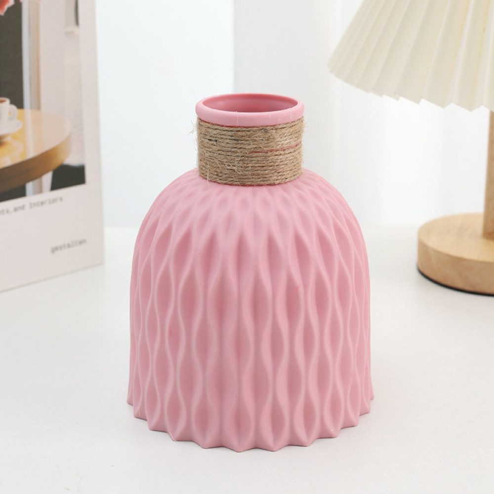 Candyse Kugelvase European Style Home Kreative Vase Wohnzimmer Dekoration (Tischarrangement Getrocknete Blumen in Plastikvase)