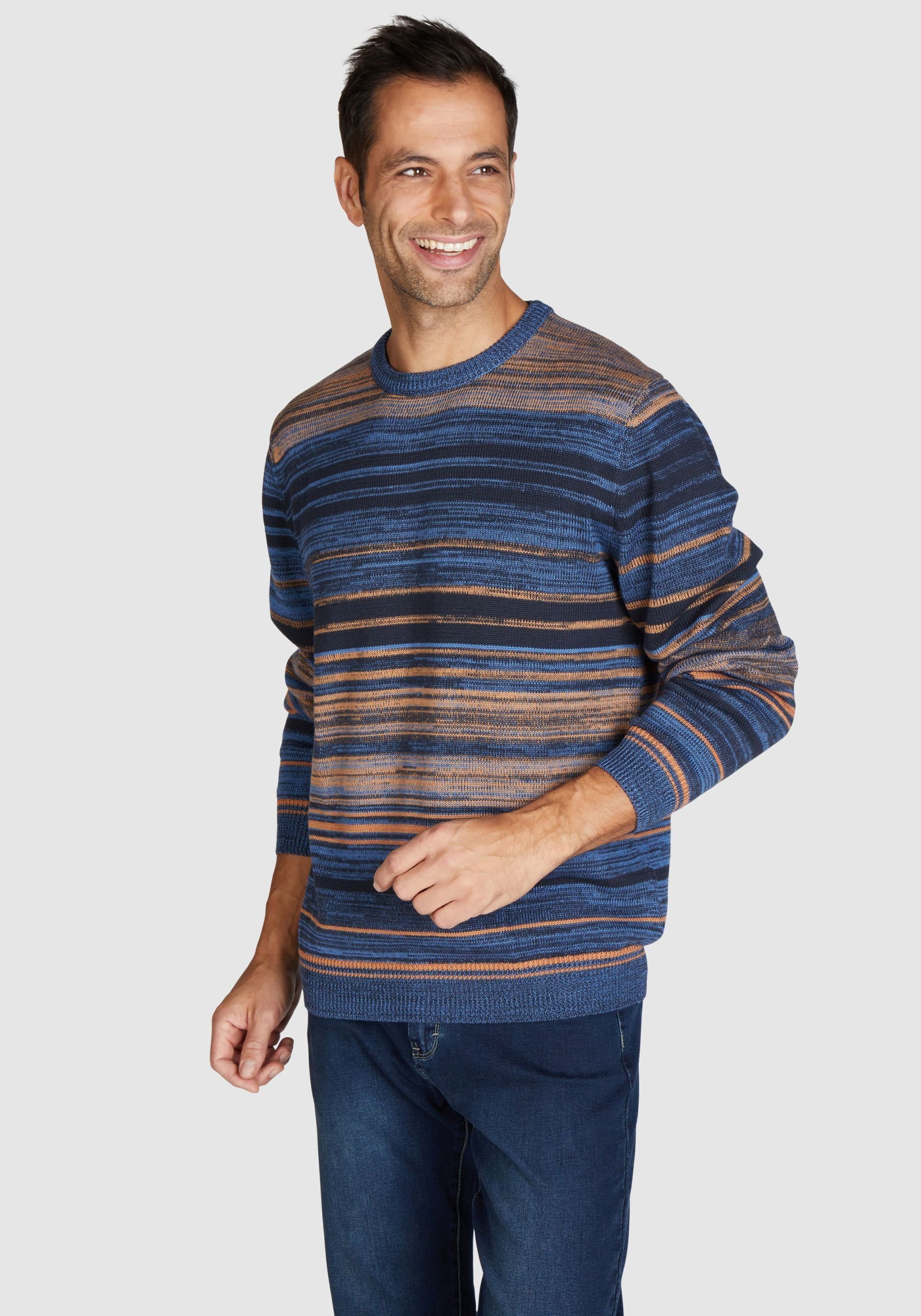 NAVIGAZIONE Rundhalspullover im trendigem Design