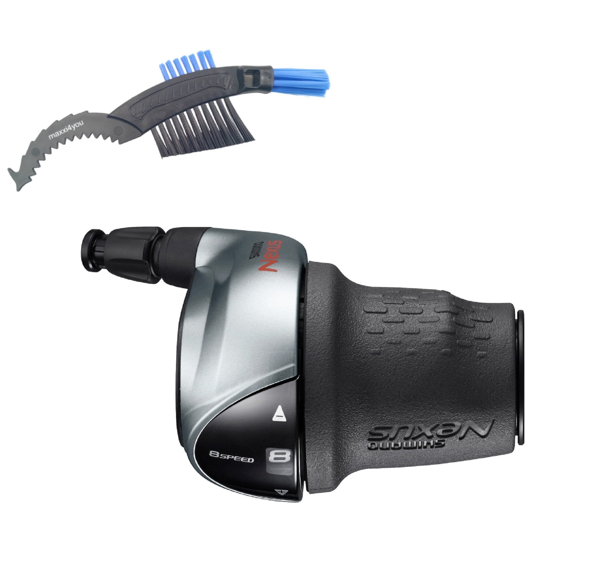maxxi4you Schalthebel SHIMANO Nexus SL-C6000 Drehgriffschalter 8-Gang rechts inkl. KB
