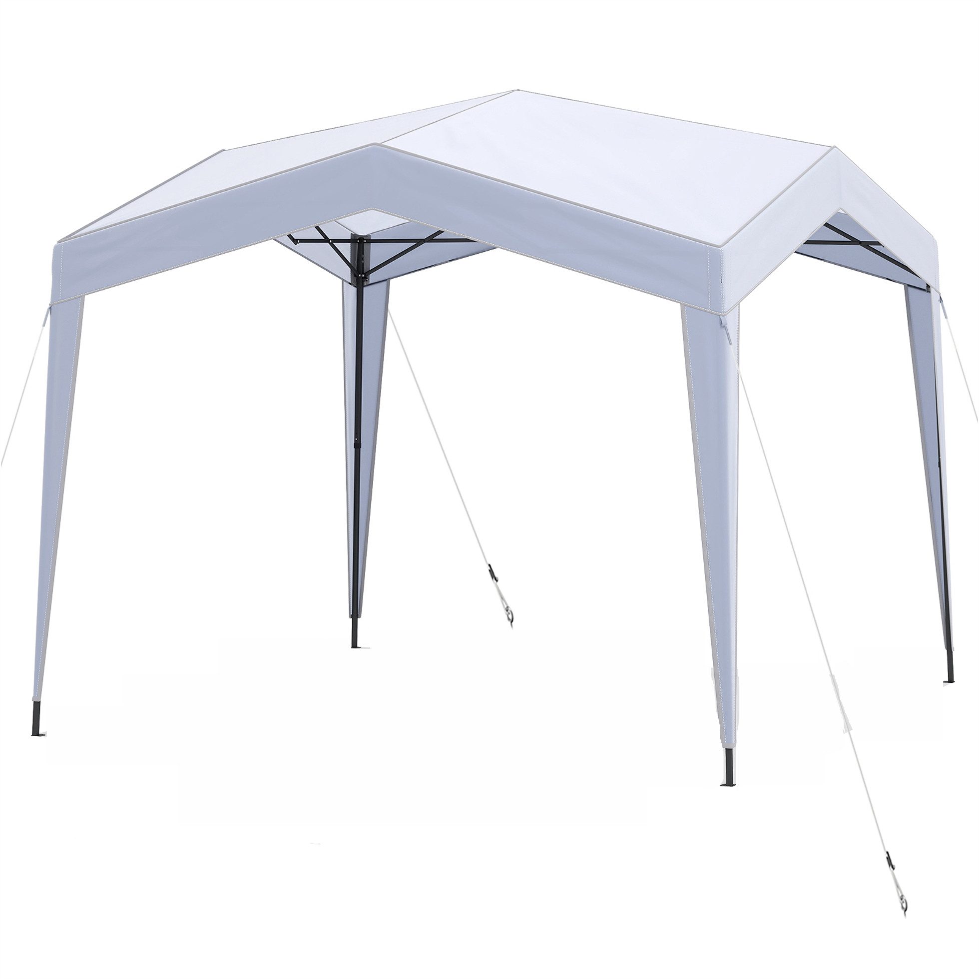 KOMFOTTEU Faltpavillon, Gartenpavillon mit 8 Heringe & Portable Rolltasche