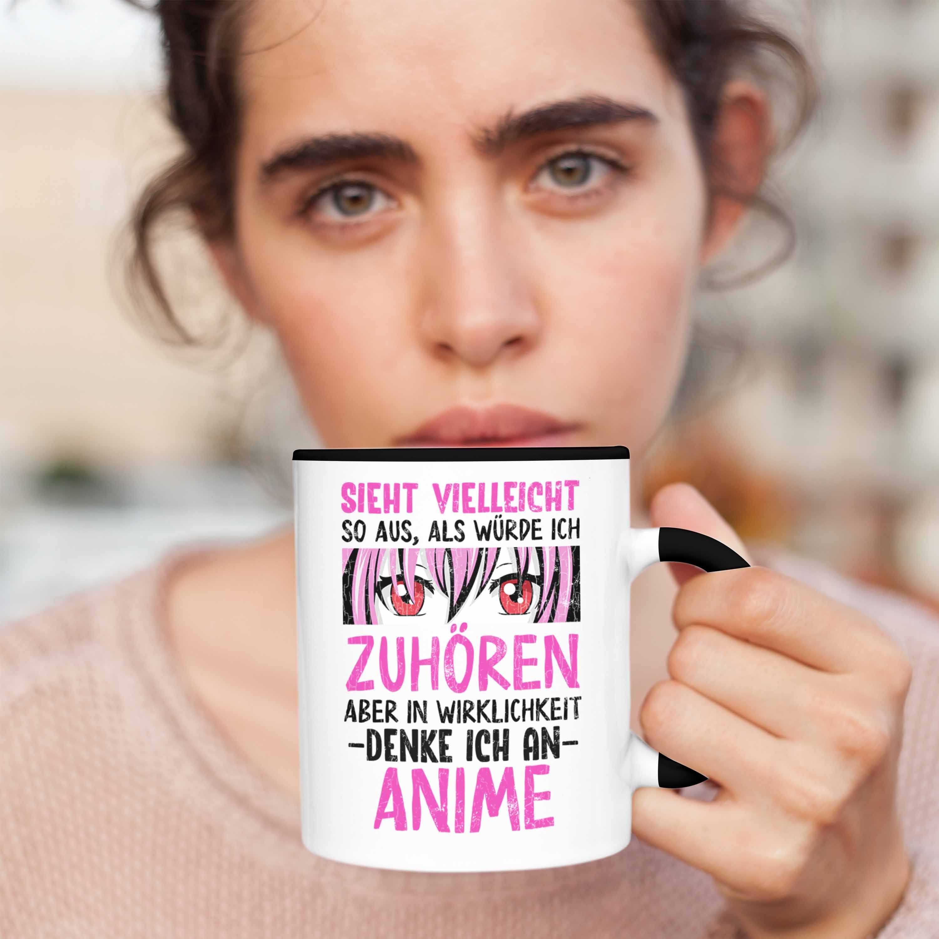 Kaffeetasse Anme Fan Dir Würde Trendation Zuhören Schwarz Geschenke Spruch Aus Ich Sieht Tasse Geschenk Deko So Als - Trendation Anime Tasse