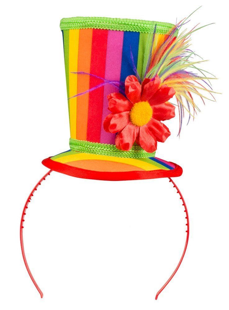 Boland Kostüm Clownshut Haarreif Fasching Karnevalskostüm Damen, Haarreif für Fasching, Karneval oder Zirkus