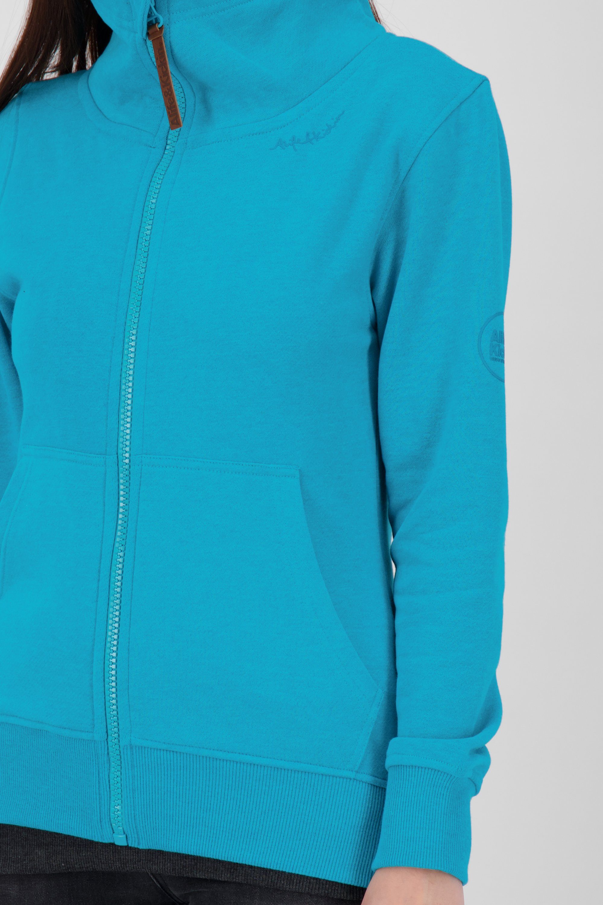 Kickin Sweatjacke Alife A Damen & melange Sweatjacket Kapuzensweatjacke lagoon VivianaAK