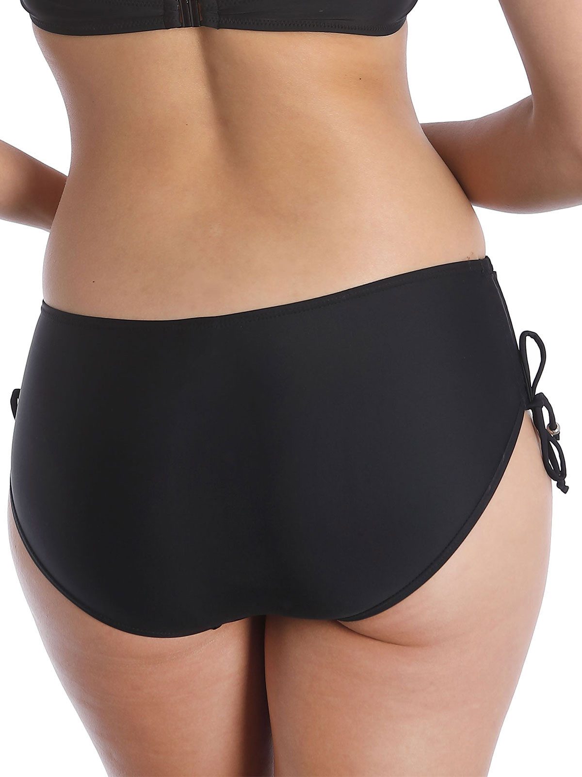 Sassa Bikini-Hose Bikini Slip BASIC BLACK (Stück, 1-St) Zwickel