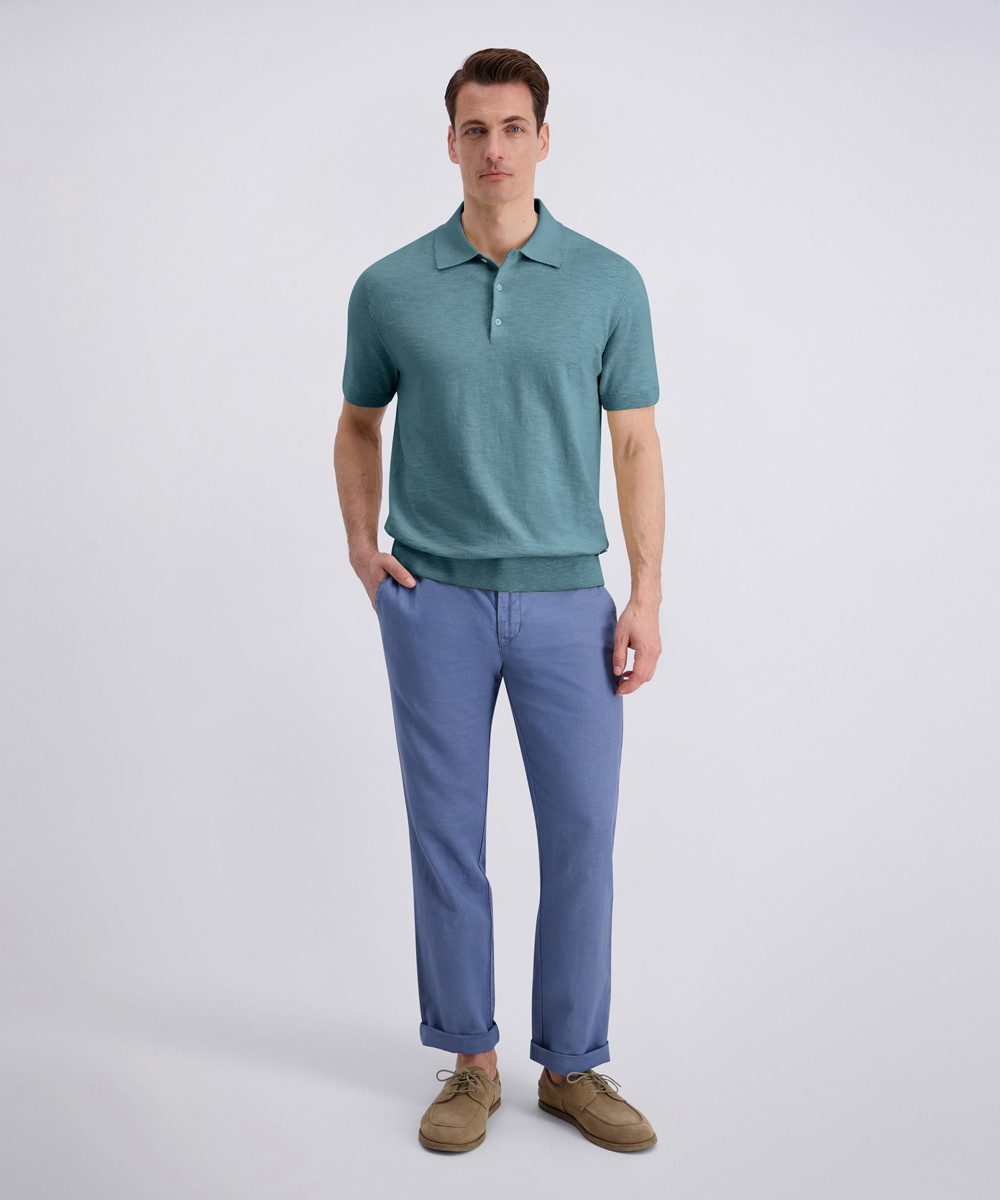 Pierre Cardin Poloshirt Polo Strick Regular Fit, Kurzarm, 3-Knopf-Form