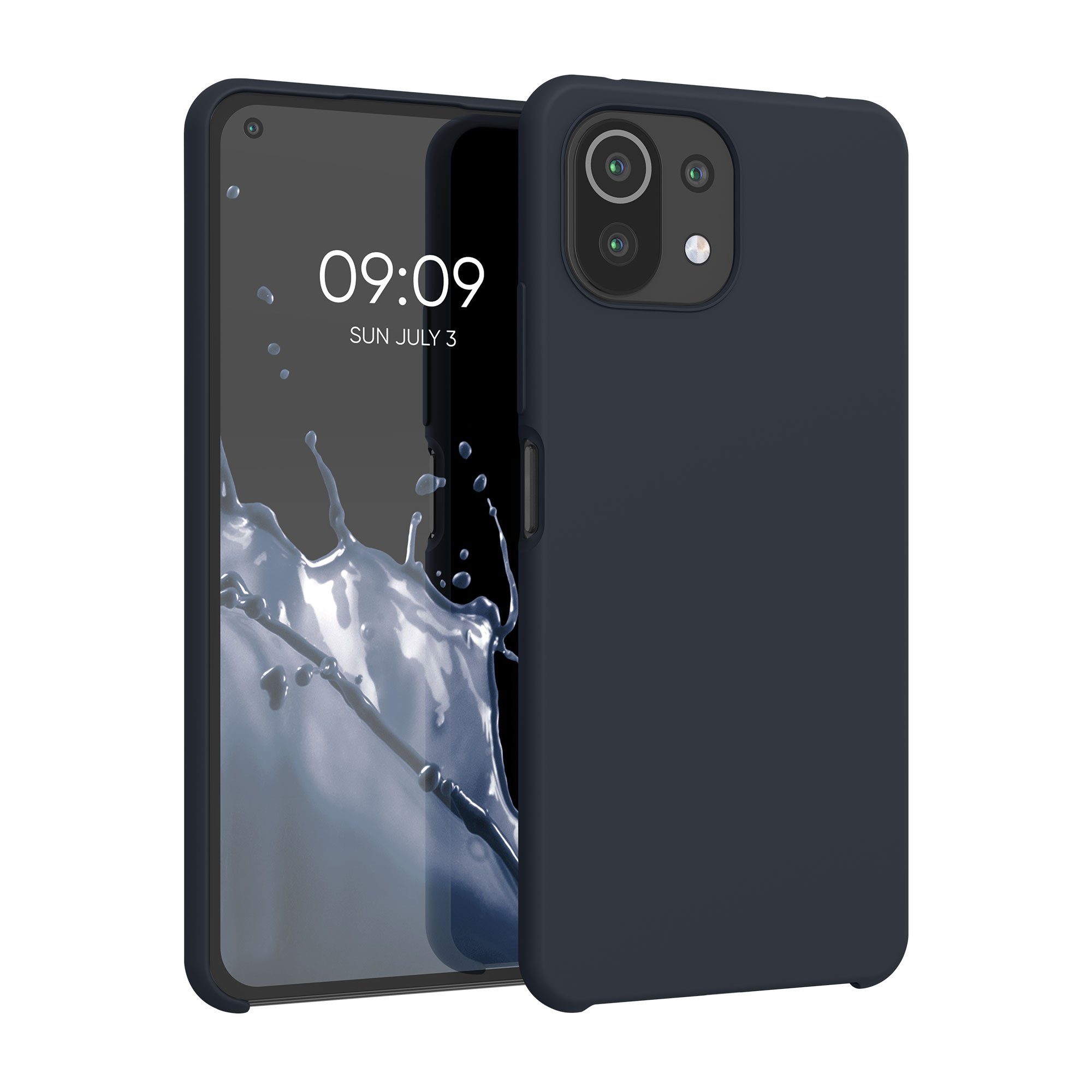 kwmobile Handyhülle Handyhülle für Xiaomi 11 Lite (5G) NE / Mi 11 Lite (5G) Hülle, Weiches Handy Silikon Case - Schutzhülle Cover