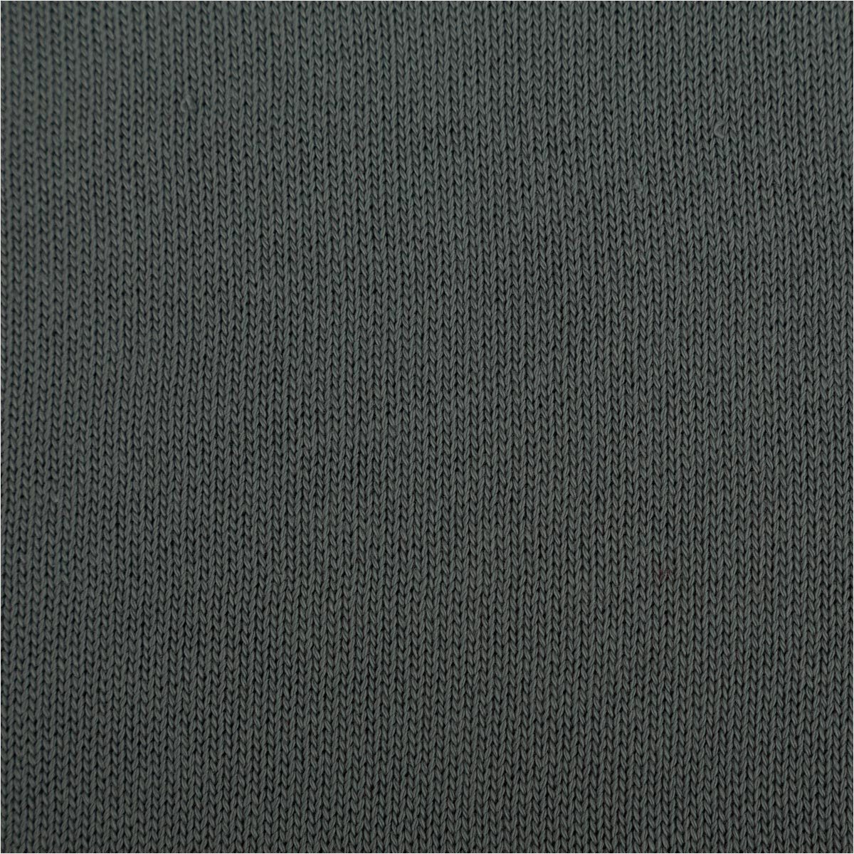 SCHÖNER LEBEN. Stoff Strickstoff Baumwolle Stahlblau, Heavy Knit, weich, uni, ca. 135 cm, atmungsaktiv