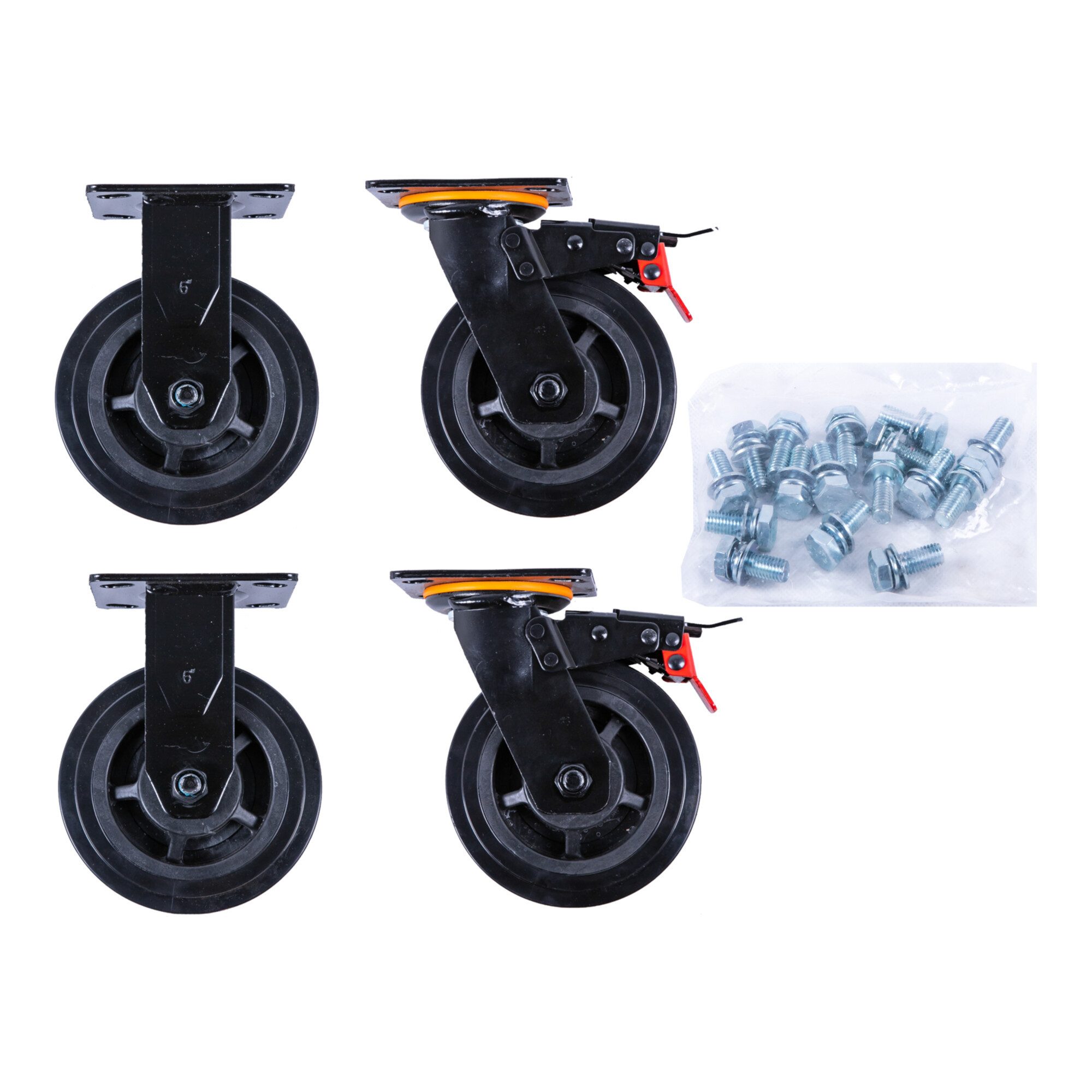 KS Tools Werkstattwagen KS Tools Rollen-Satz zu Werkstattwagen P45 inkl. Schrauben