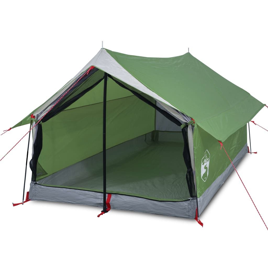 vidaXL Kuppelzelt NA Zelt Campingzelt Familienzelt Freizeitzelt 2 Personen Grün 193x122x