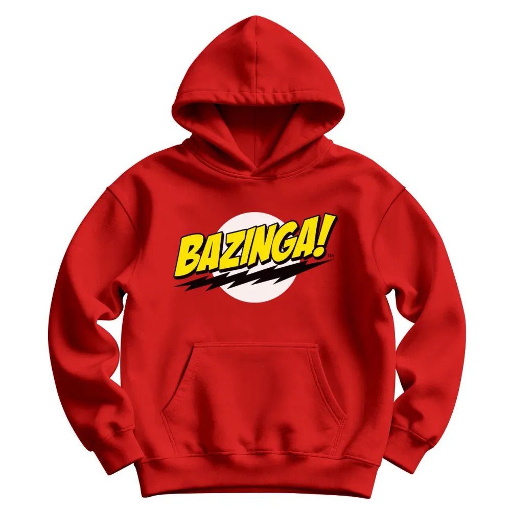 The Big Bang Theory Hoodie Bazinga Super Logo Kids Hoodie