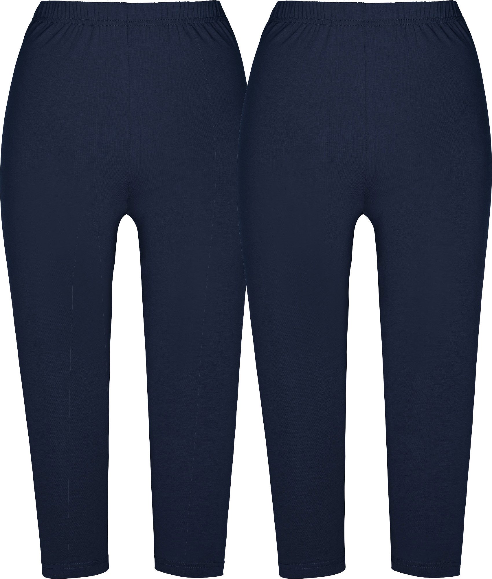 REDBEST Jogginghose Damen-Capri-Leggings im 2er-Pack Uni günstig online kaufen