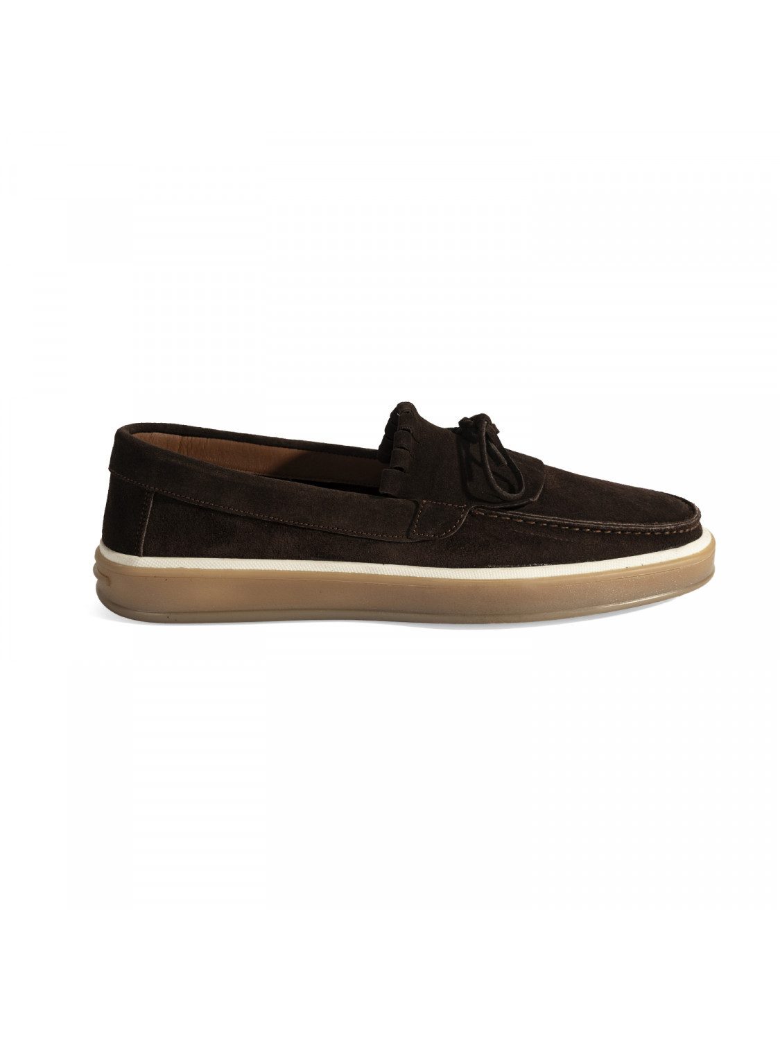 Desa Desa Herren-Slipper – Obermaterial aus Wildleder, Lederfutter, flacher günstig online kaufen