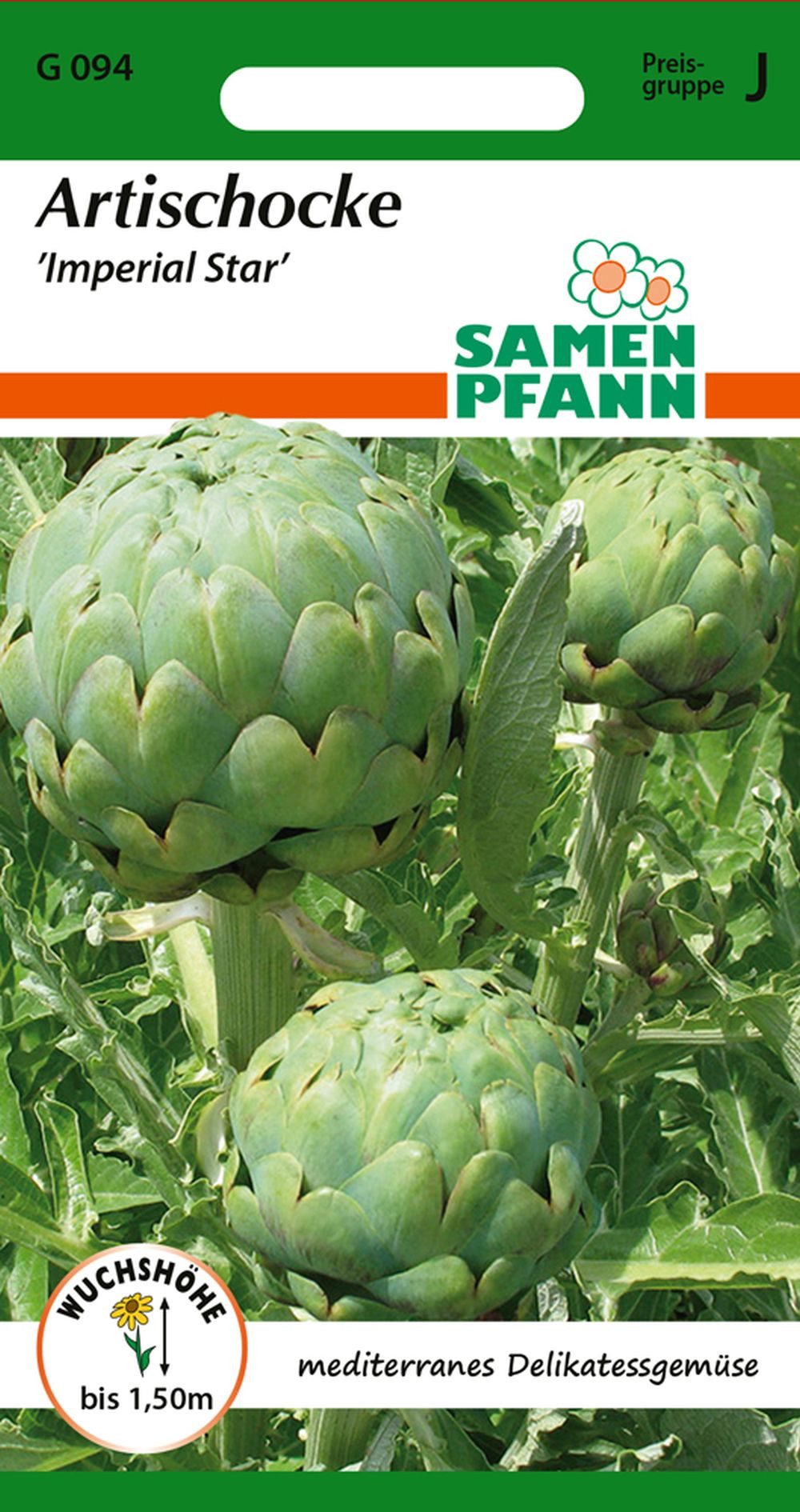SAMEN PFANN Gemüsesamen Artischocke, Imperial Star - Saatgut Samen, Cynara scolymus