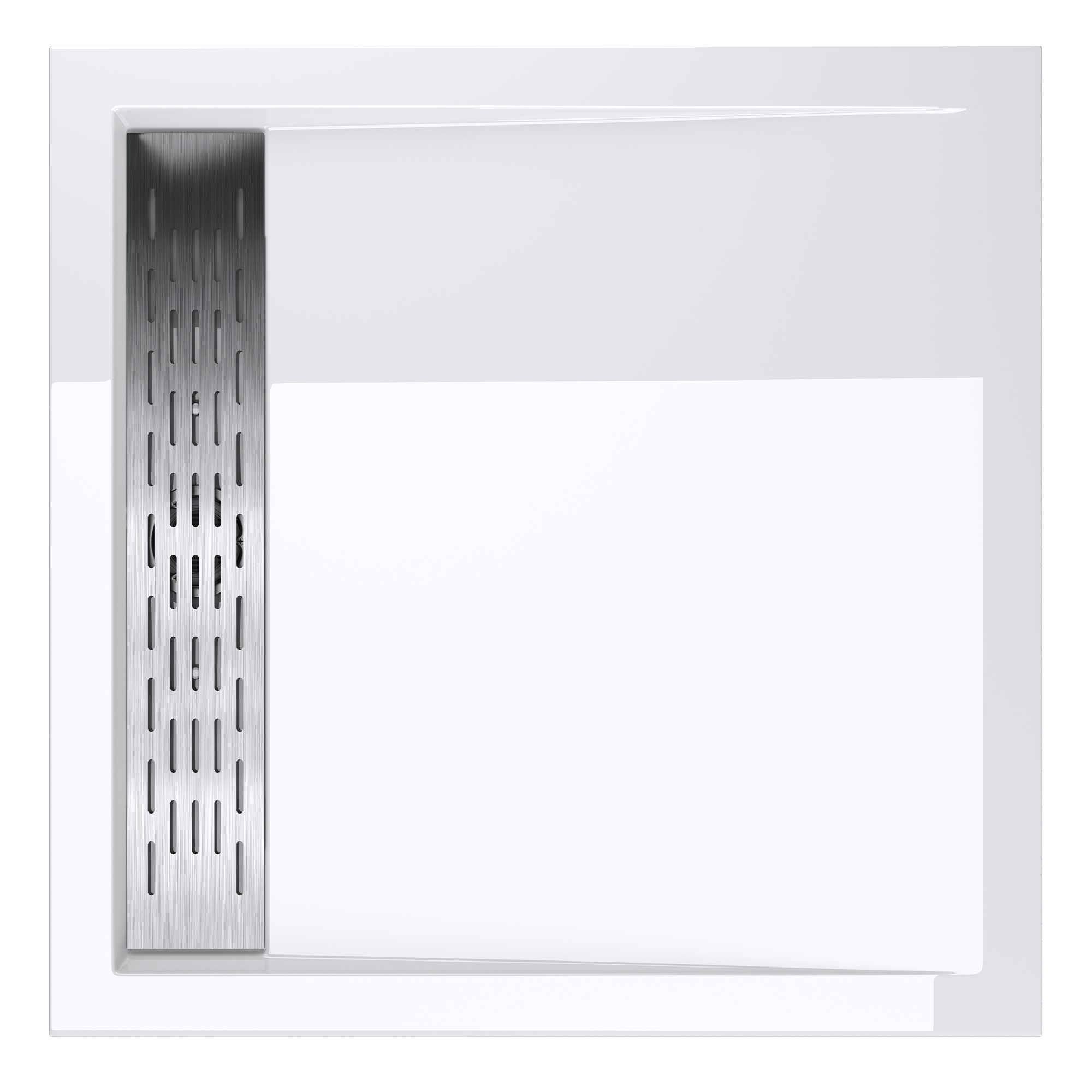 doporro Duschwanne Duschtasse Acryl Rechteckig Abnehmbarer Abdeckung Xetro04, Quadratisch, Acryl