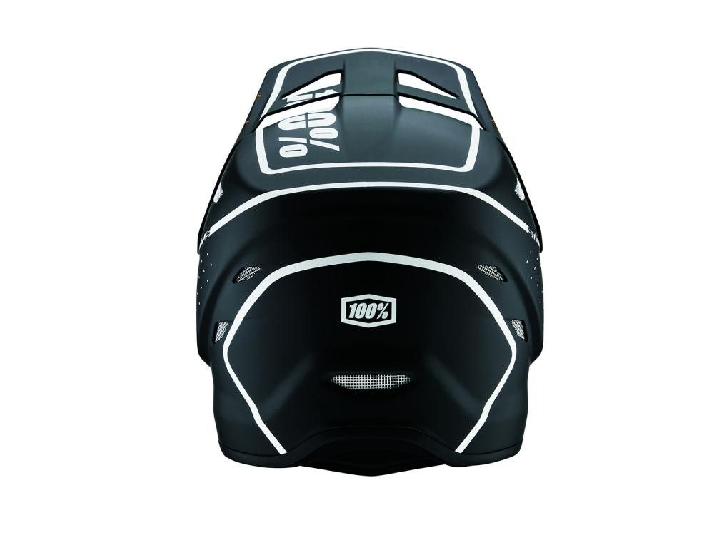 100% Fahrradhelm 100% Status helmet L Dreamflow Black - leichter Fullface-Helm mit maxi