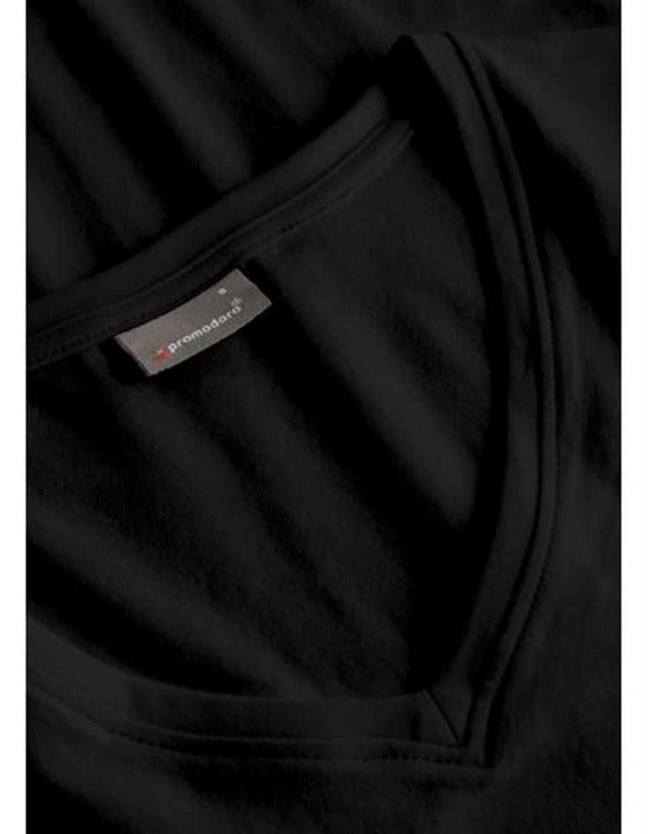 Promodoro V-Shirt Women´s Slim Fit V-Neck Damen T-Shirt Long