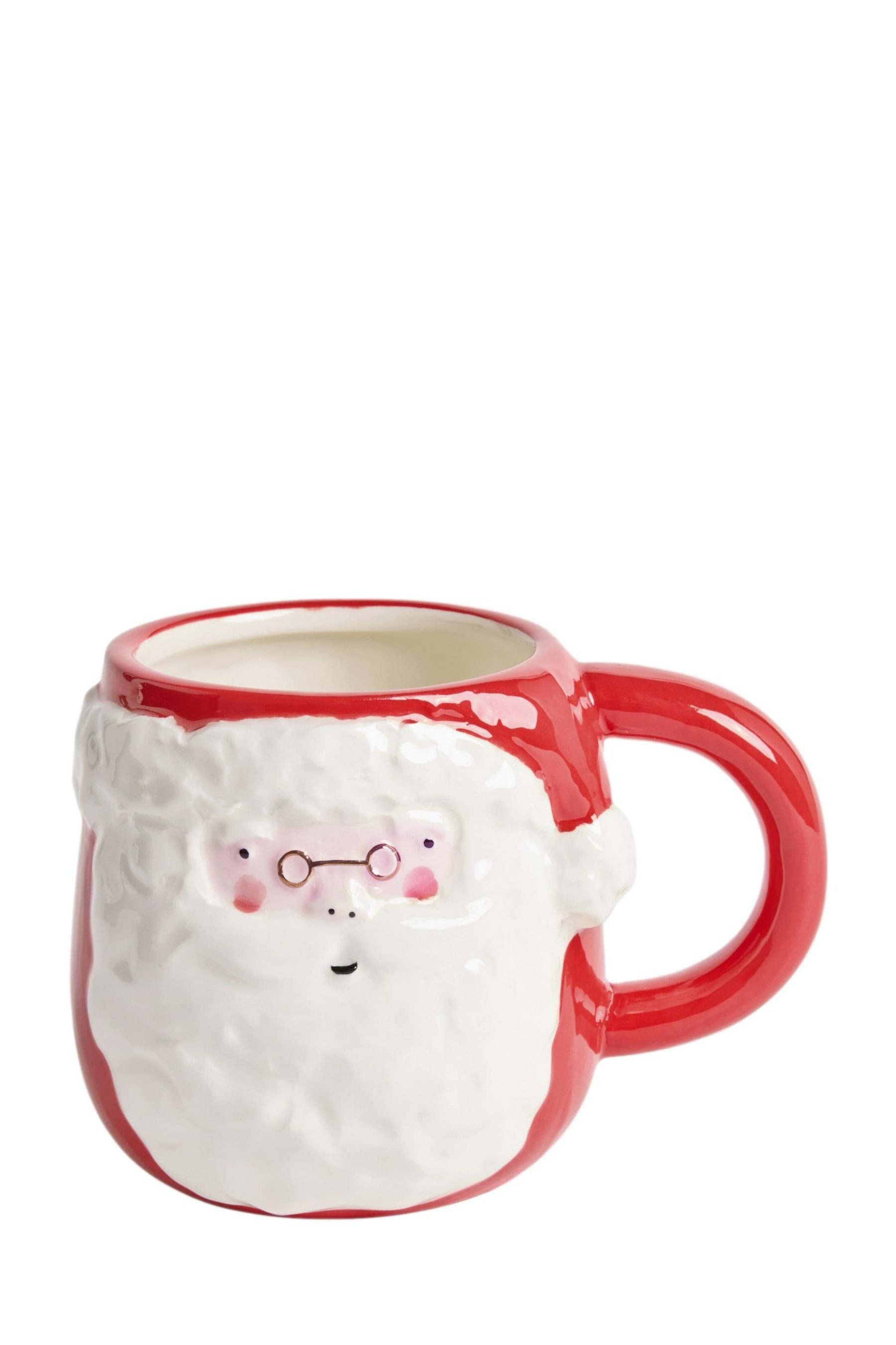 Next Кружки Tasse mit Weihnachtsmannmotiv, Steingut