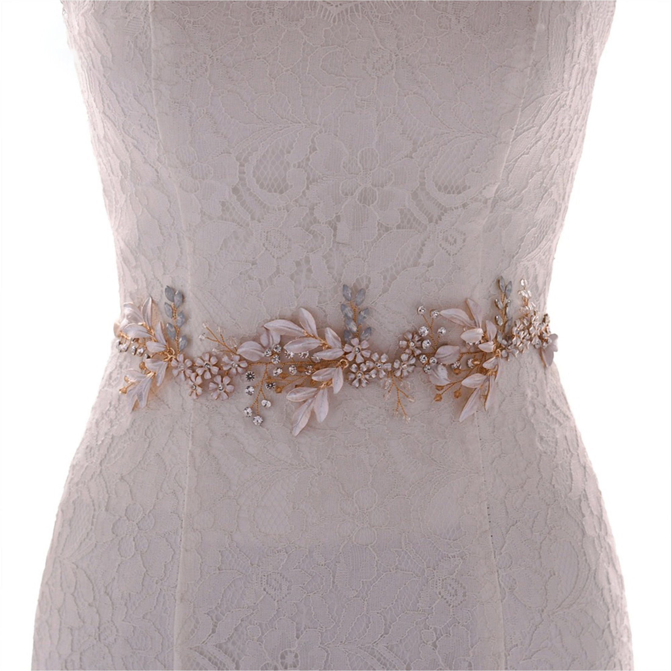 KINSI Hüftgürtel Kristall Brautgürtel – Elegante Taillenbetonung für Brautk günstig online kaufen