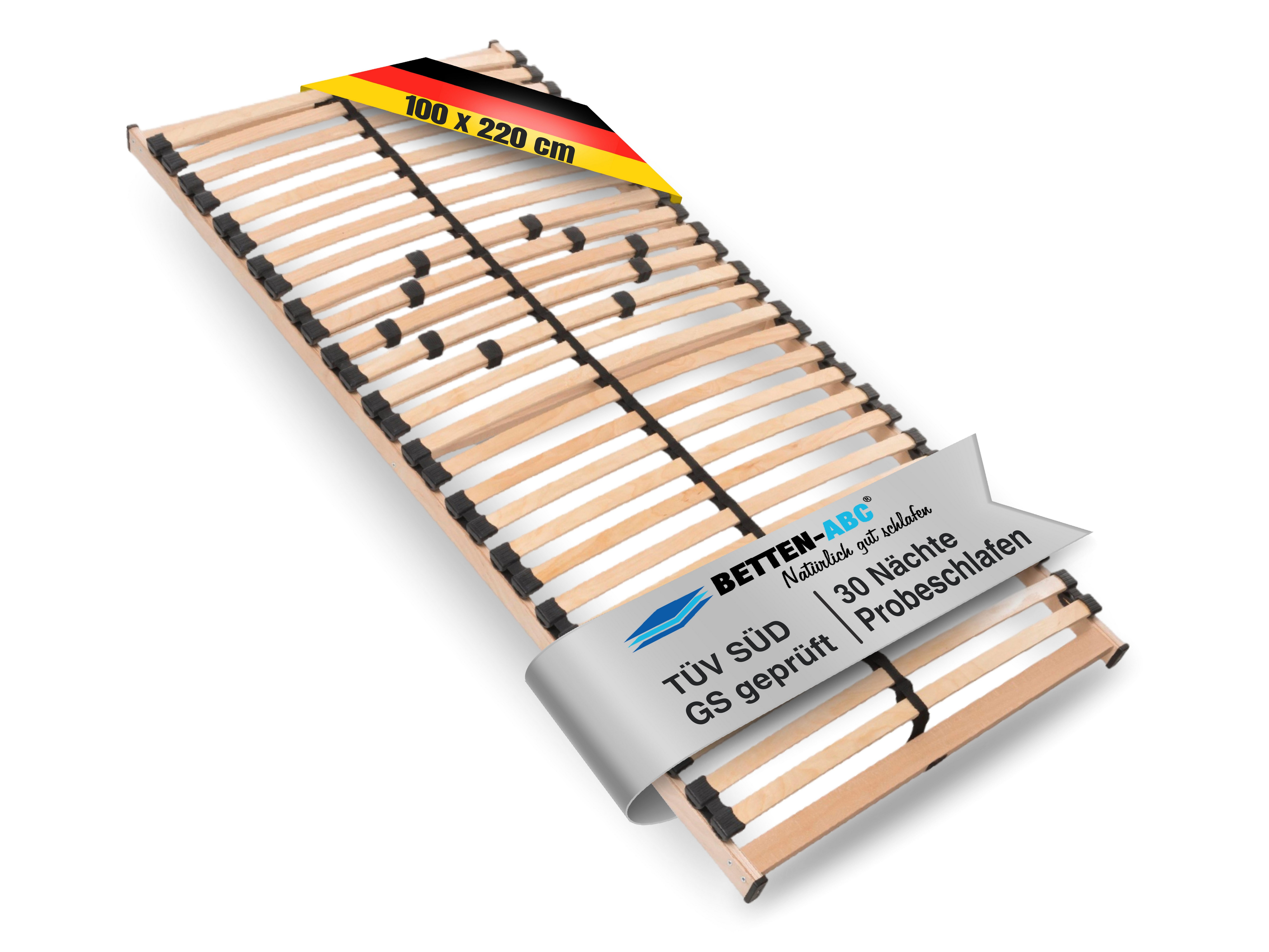 Lattenrost MAX 1 NV zur Selbstmontage, Betten-ABC, Kopfteil nicht verstellbar, Fußteil nicht verstellbar, Kopf- und Fußteil nicht verstellbar, besondere Langlebigkeit, stabil