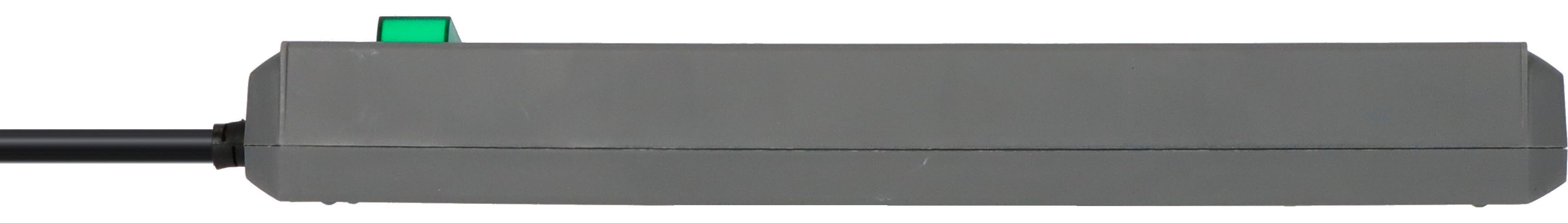 Steckdosenleiste m), mit und 1,5 Eco-Line (Kabellänge Brennenstuhl Schalter erhöhtem 6-fach Berührungsschutz