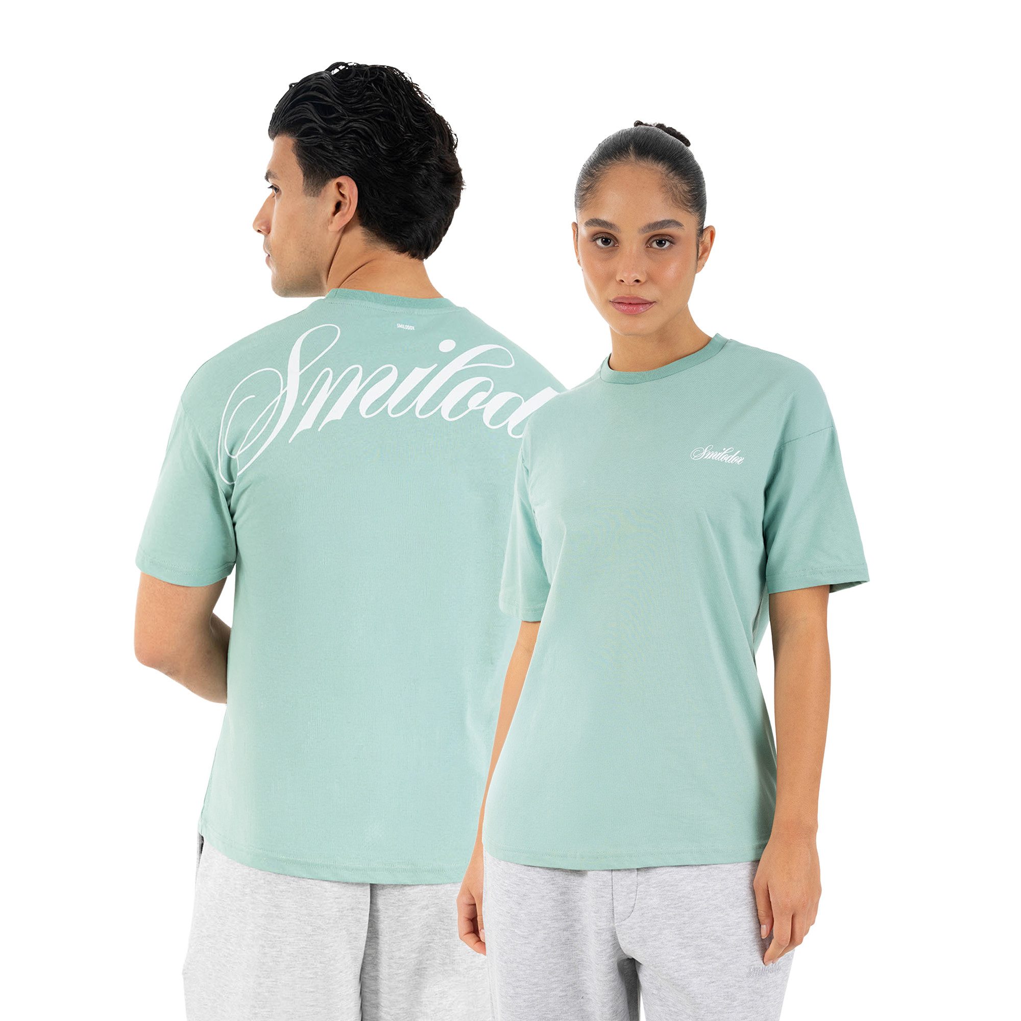 Smilodox T-Shirt Feyd, Oberteil, Unisex Oversize Shirt mit Backprint & Logo Backprint, Frontlogo, Rundhals, Baumwolle, Streetwear