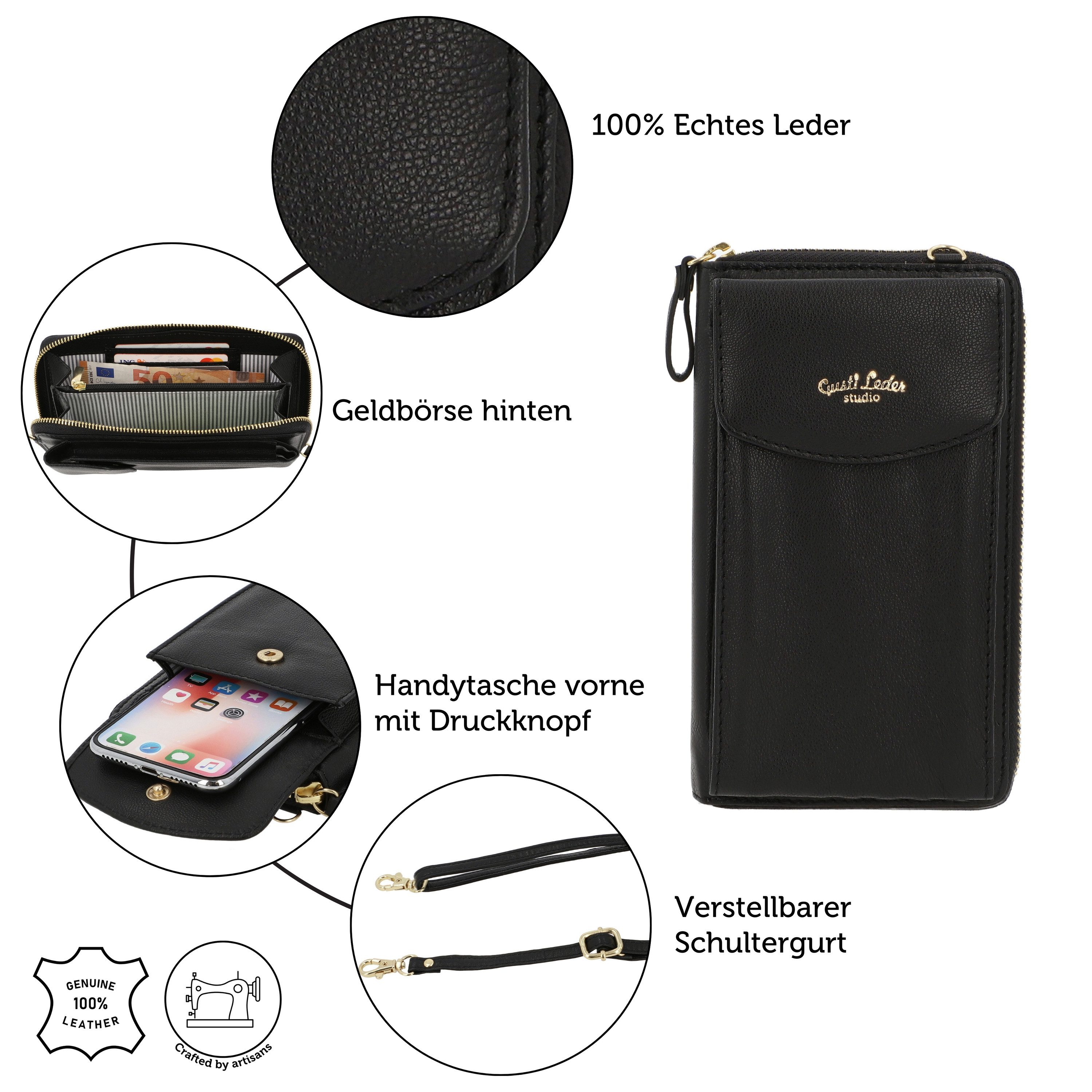Gusti Leder Umhängetasche Gusti Leder Umhängetasche Silvia (1-tlg)
