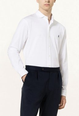 Ralph Lauren Langarmhemd POLO RALPH LAUREN KNIT DRESS Shirt Kent Hemd Slim Fit Spread Collar Co