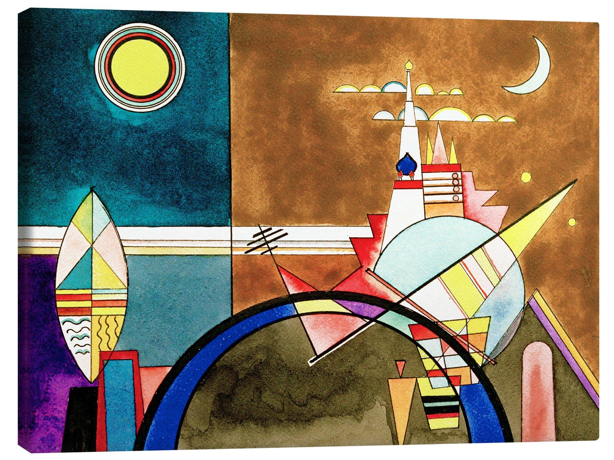Posterlounge Wandbild Bild XVI: Das große.., Wassily Kandinsky, erhältlich als Poster, Leinwandbild, Wandsticker oder Acrylglasbild
