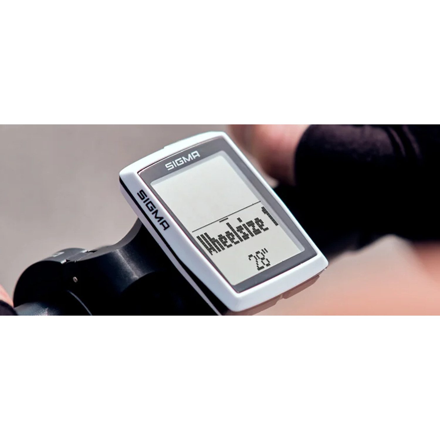 SIGMA Fahrradcomputer BC 12.0 WL mit 12 Funktionen IPX8, wasserdicht, wetterfest, großes und gut lesbares Display