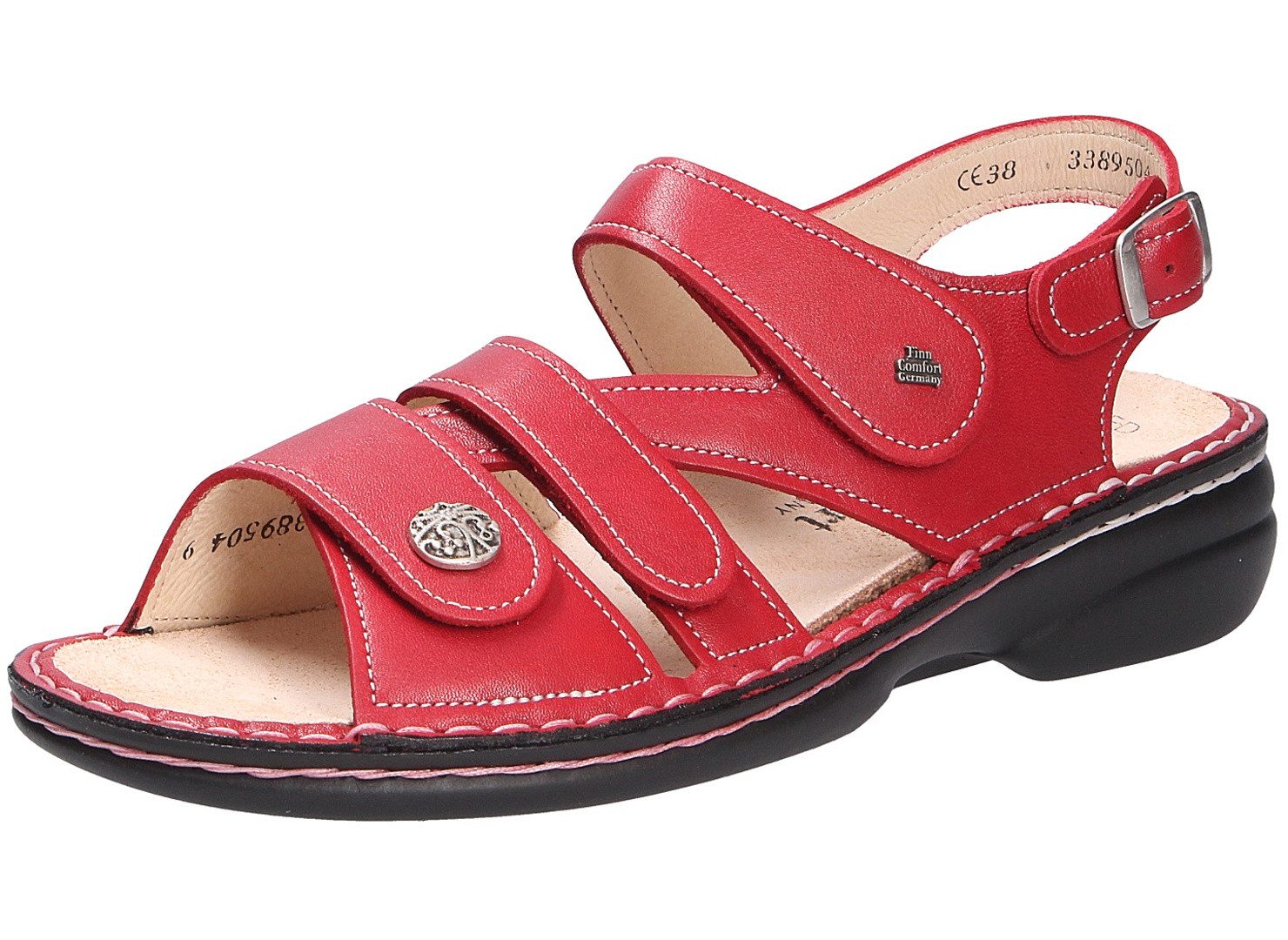 Finn Comfort Finn Comfort Damen Sandale GOMERA rot Größe Sandale
