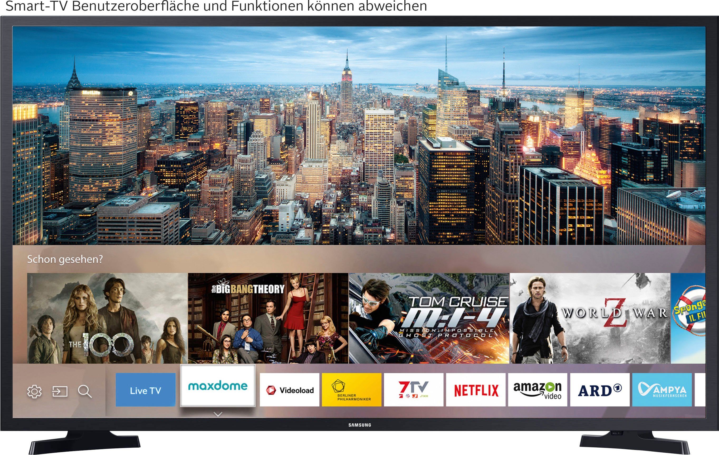 Smart-TV, cm/32 Zoll, PurColor,HDR,Contrast LED-Fernseher Enhancer) Samsung GU32T5379CD (80