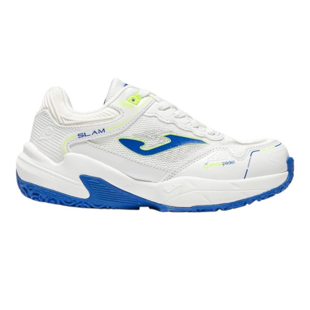 Joma Padelschuhe Slam JR 2602 weiss/blau Kinder Tennisschuh