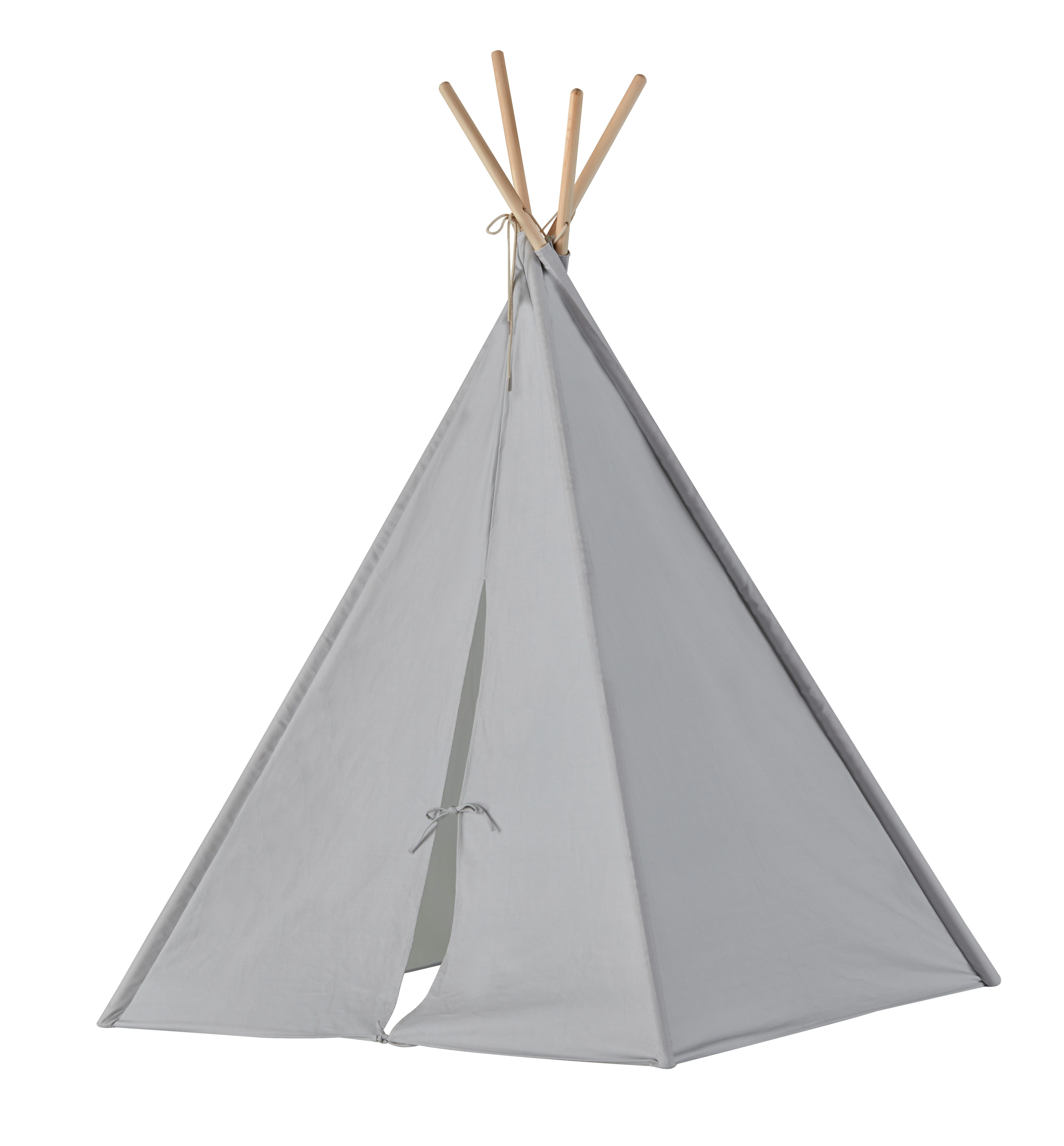 Kids Concept Spielzelt Tipi Zelt grau - 110x110x160 cm