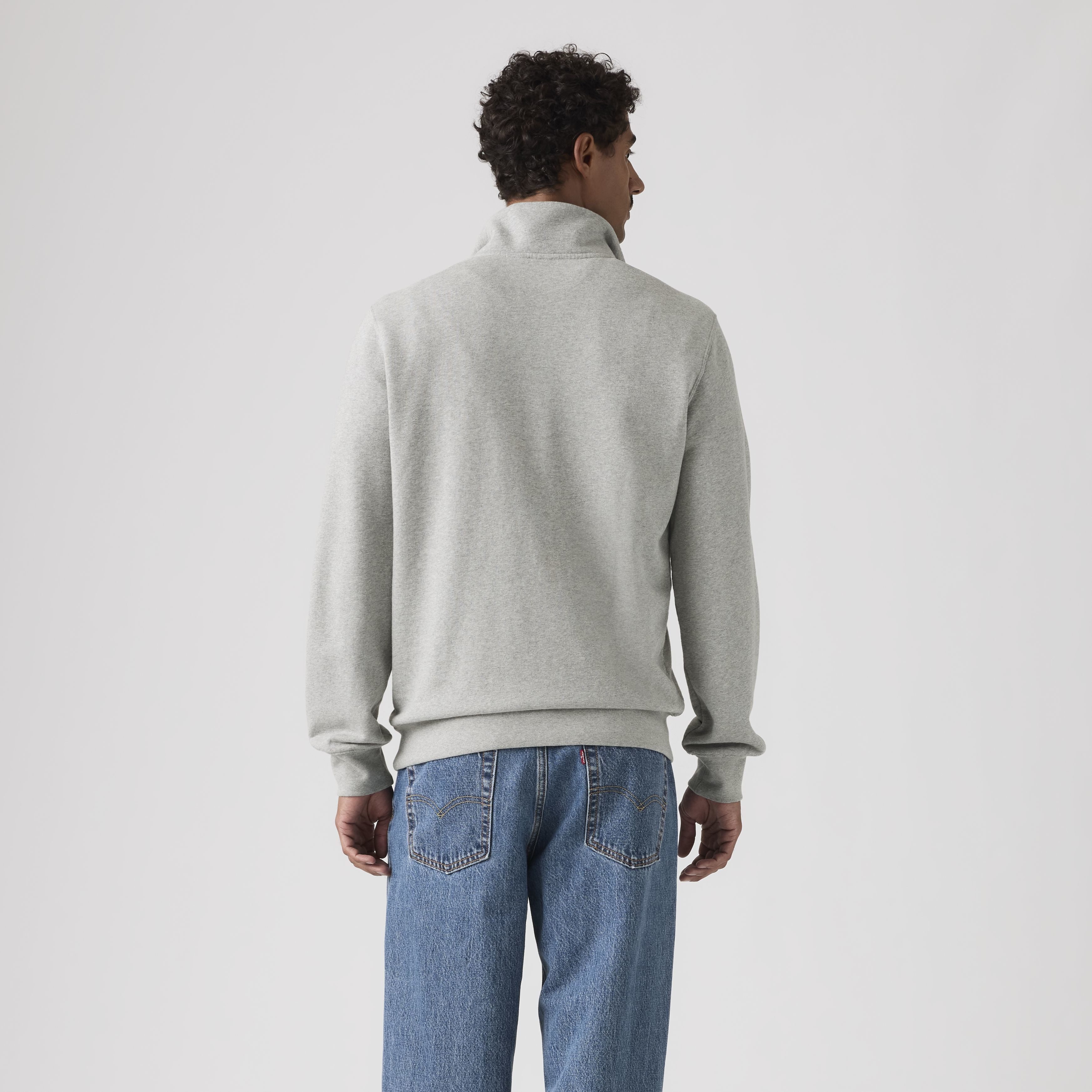 Levi's® Sweatshirt ORIGINAL HM 1/4 ZIP mit Troyer-Kragen und Logo-Stickerei günstig online kaufen