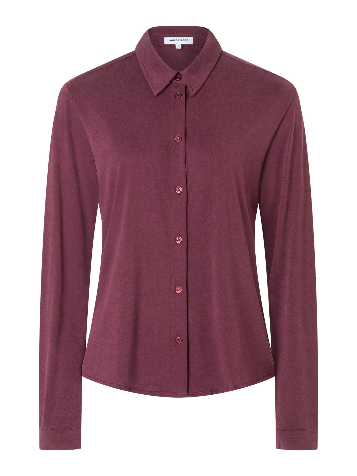 MORE&MORE Langarmbluse softe Stretchbluse Jersey günstig online kaufen
