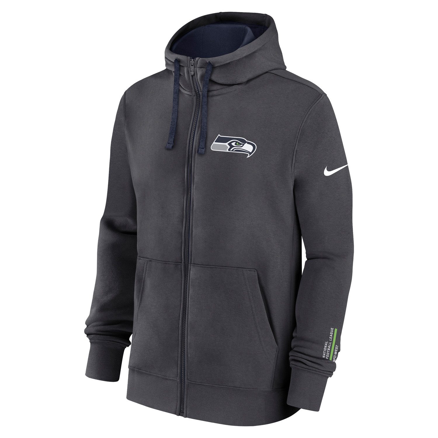 Nike Kapuzenpullover Nike Hoodie Seattle Seahawks Nike Club FZ