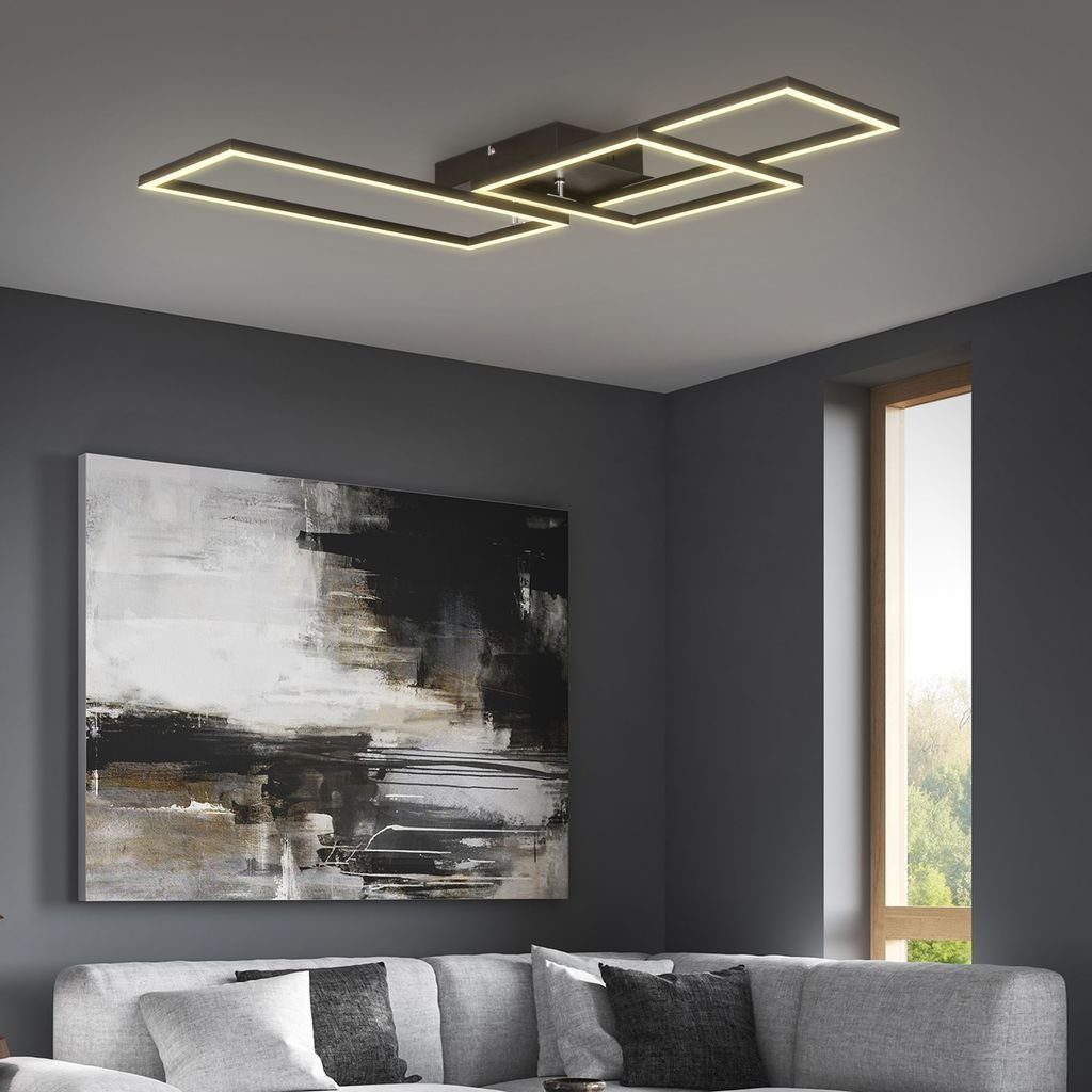 B.K.Licht Deckenleuchte BKL1511, LED fest integriert, 4000K - Neutralweiß, Kaltweiß, 3000K - Warmweiß